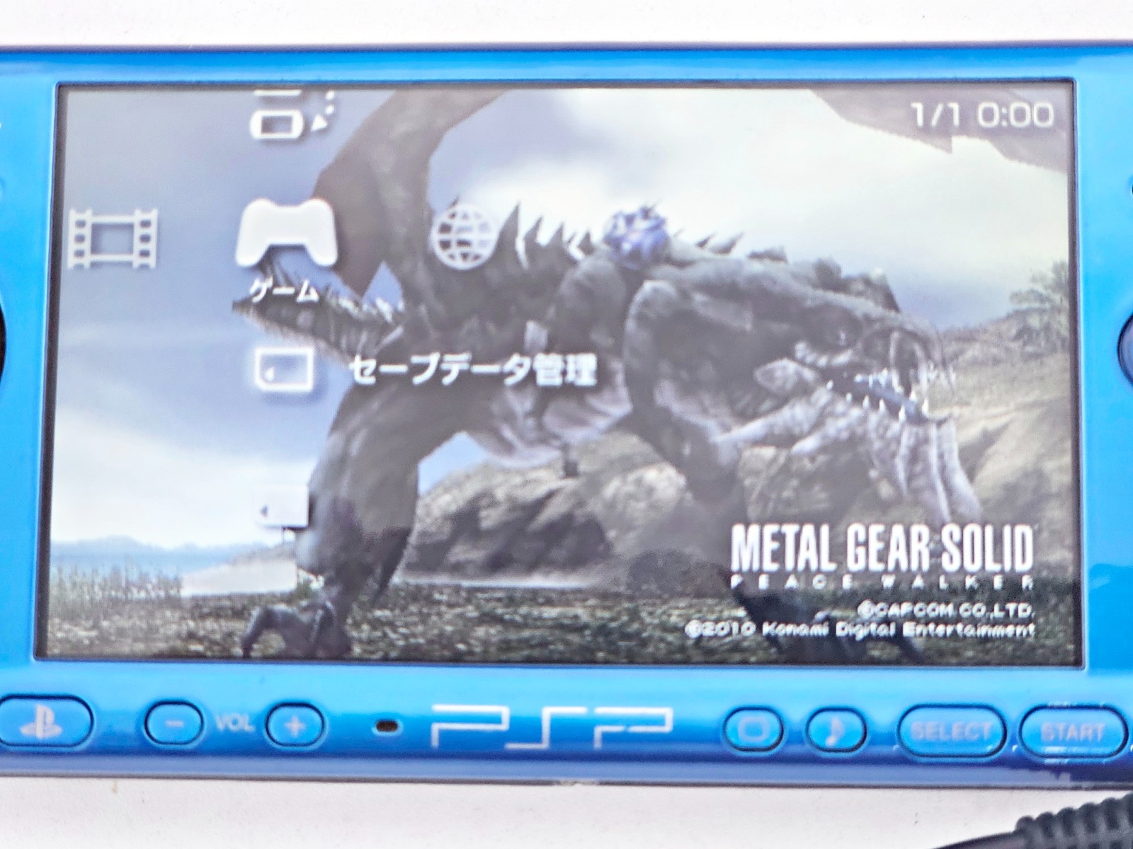 Sony PSP-3000 Console Blue JUNK NO BATTERY