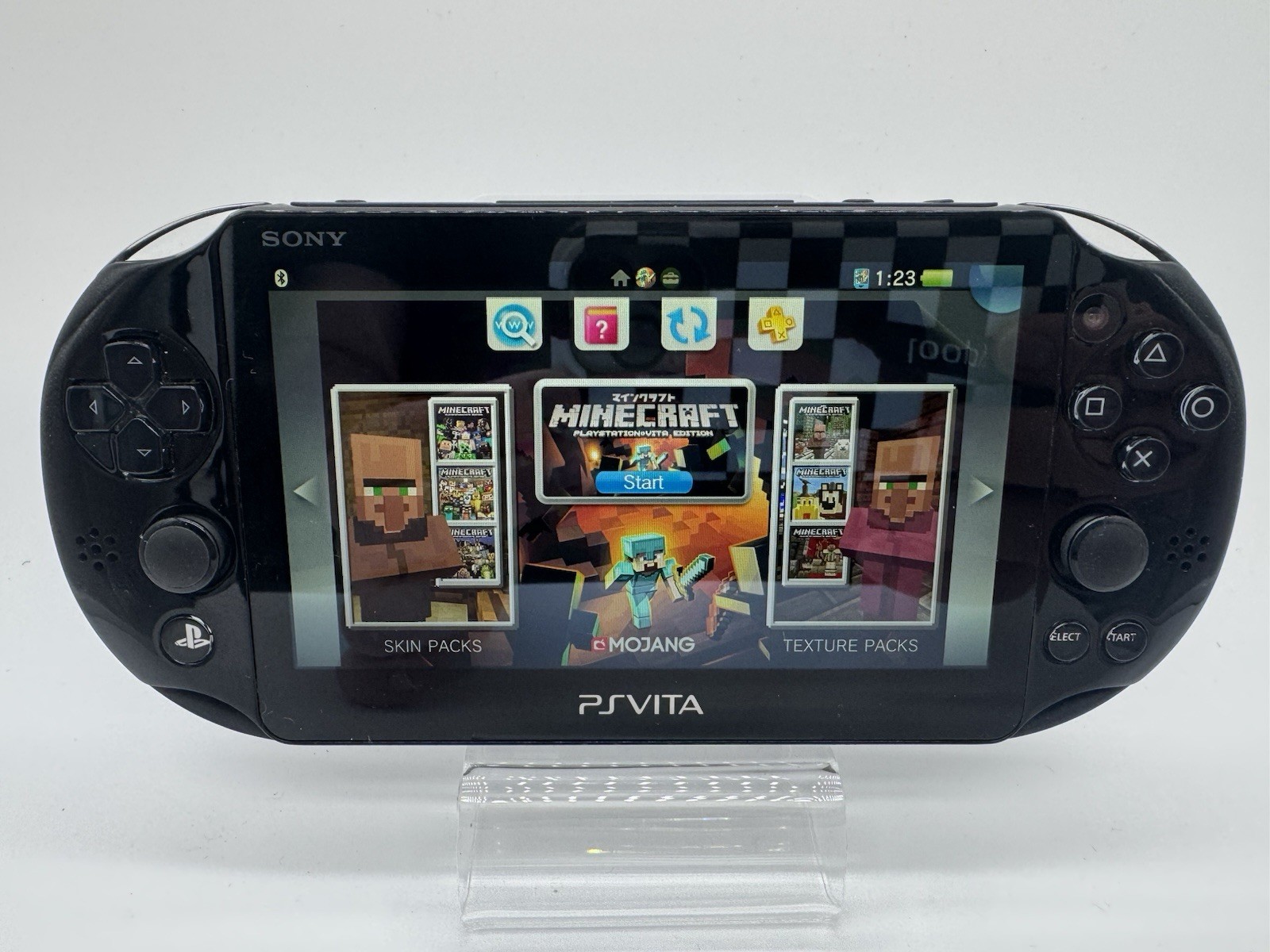 Playstation Vita 2000-Black- 16gb-w/ Charger-In Box-Import-In English