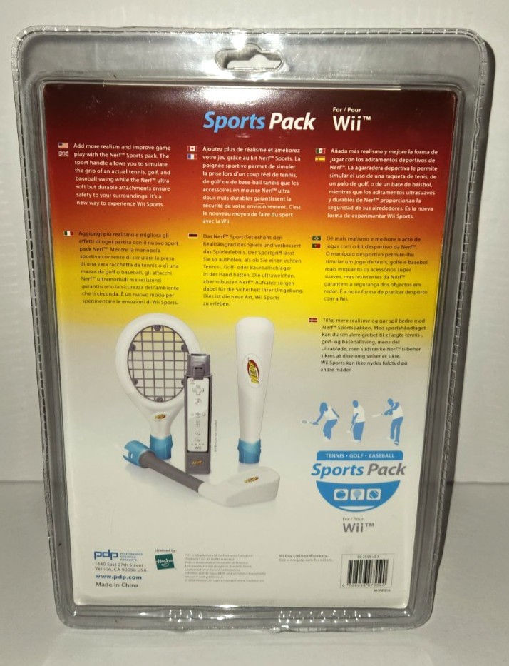 Nintendo Wii White RVL-001 w/ Wii Sports + Extra Remote + Sports Pack- BRAND NEW