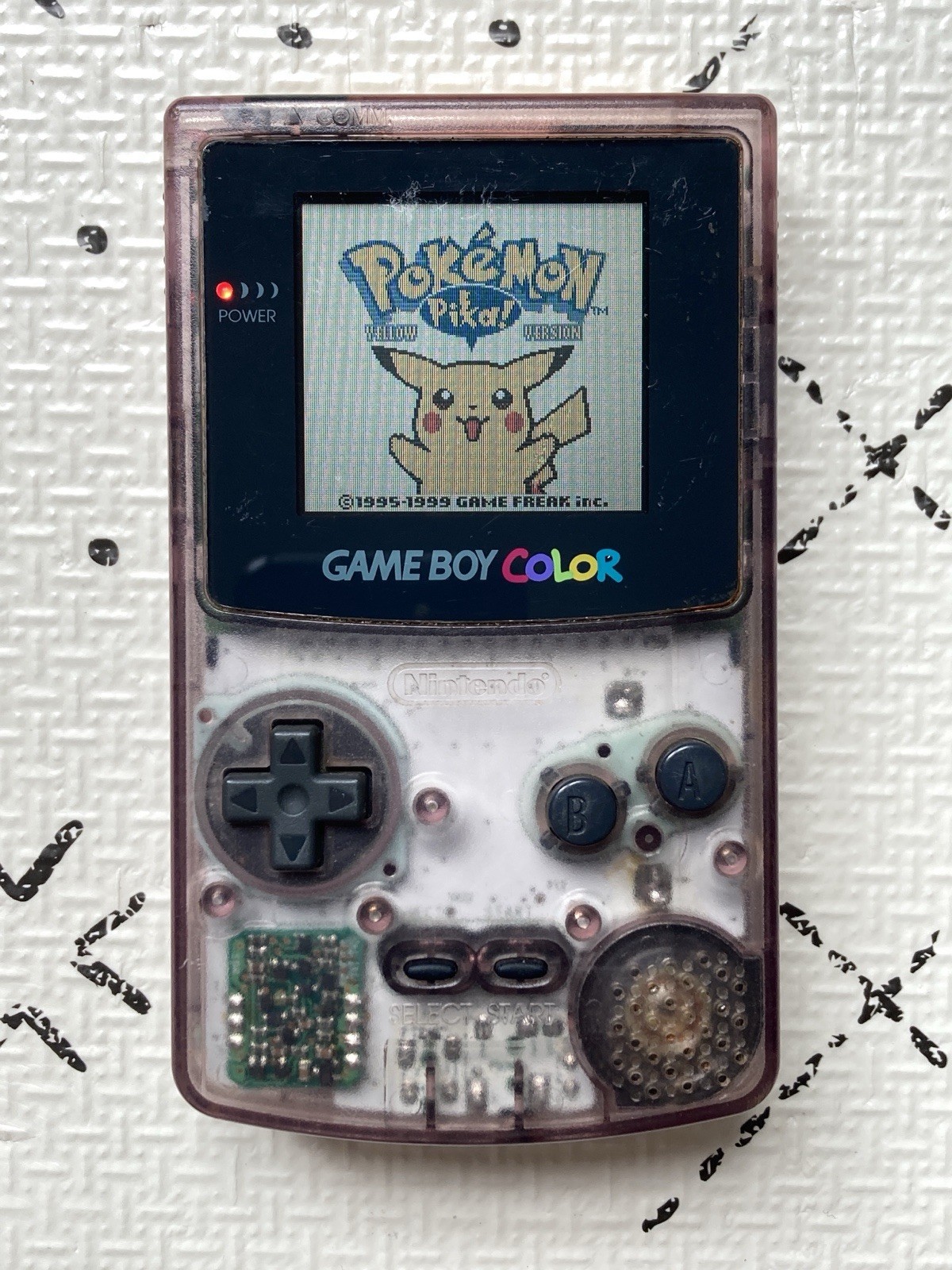 Nintendo Game Boy Color Handheld System – Atomic Purple (Missing Battery Cover)