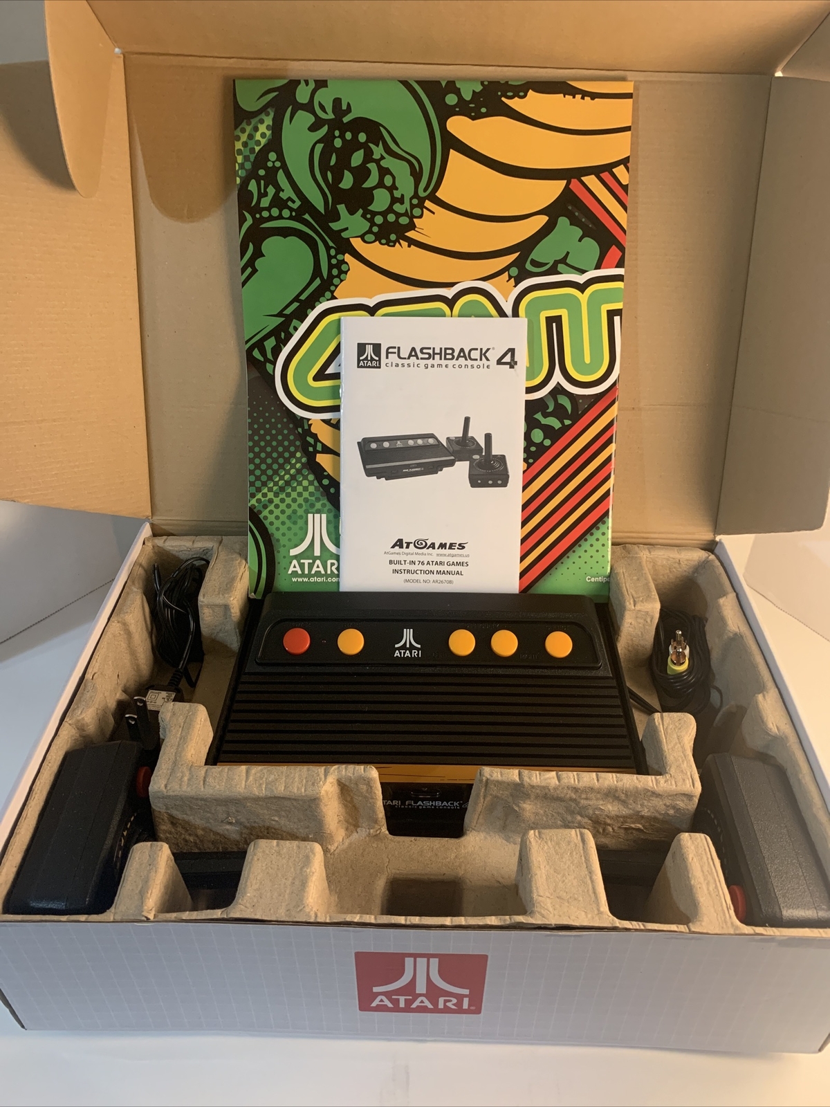 ATARI FLASHBACK 4 Classic Game Console SPECIAL EDITION 76 Games + Bonus Poster