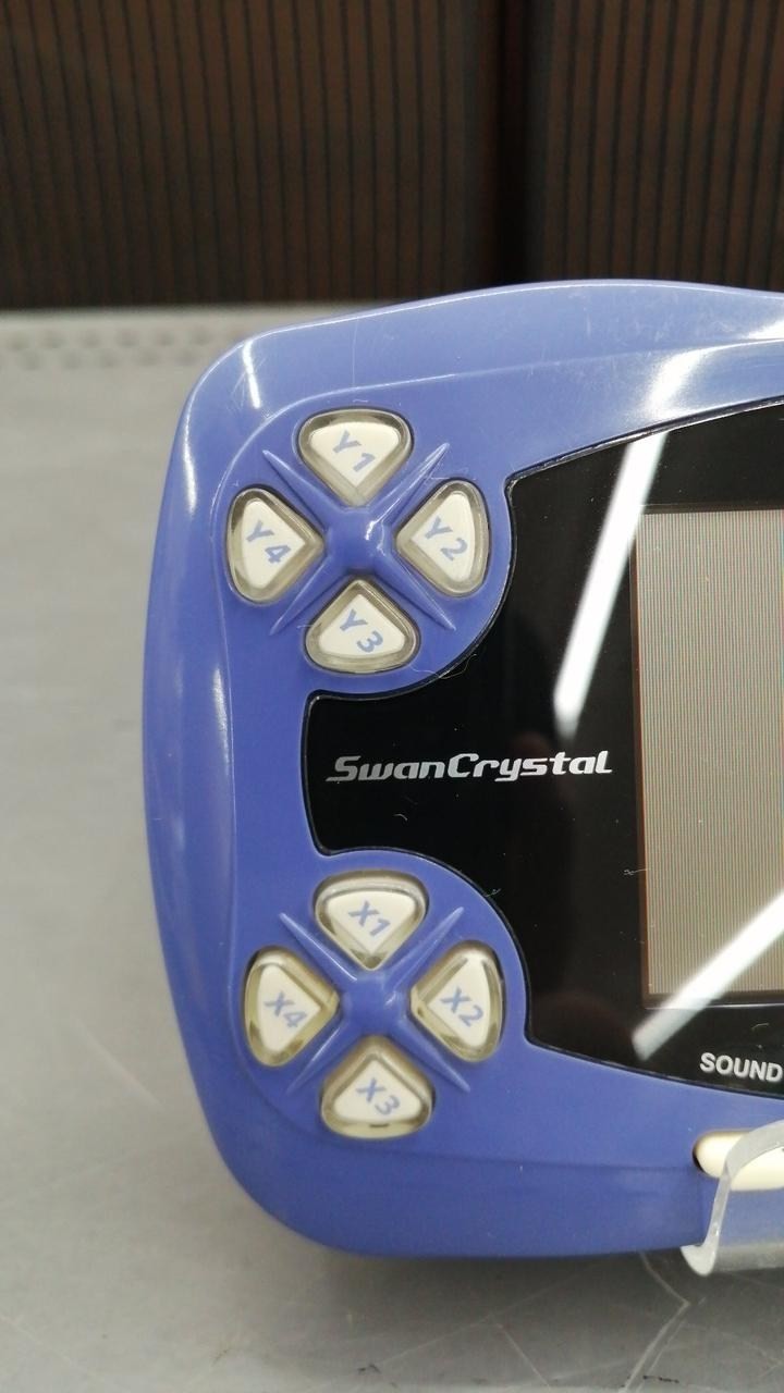 BANDAI WonderSwan Crystal SCT-001 Handheld Console Retro Gaming A2217