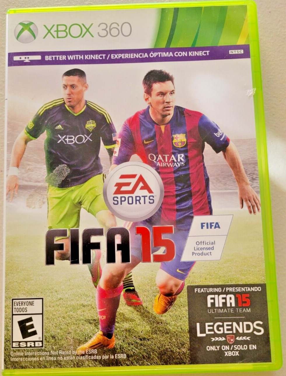 FIFA 15 Xbox360, Kinect Used Game (Complete, 2014 Sports)