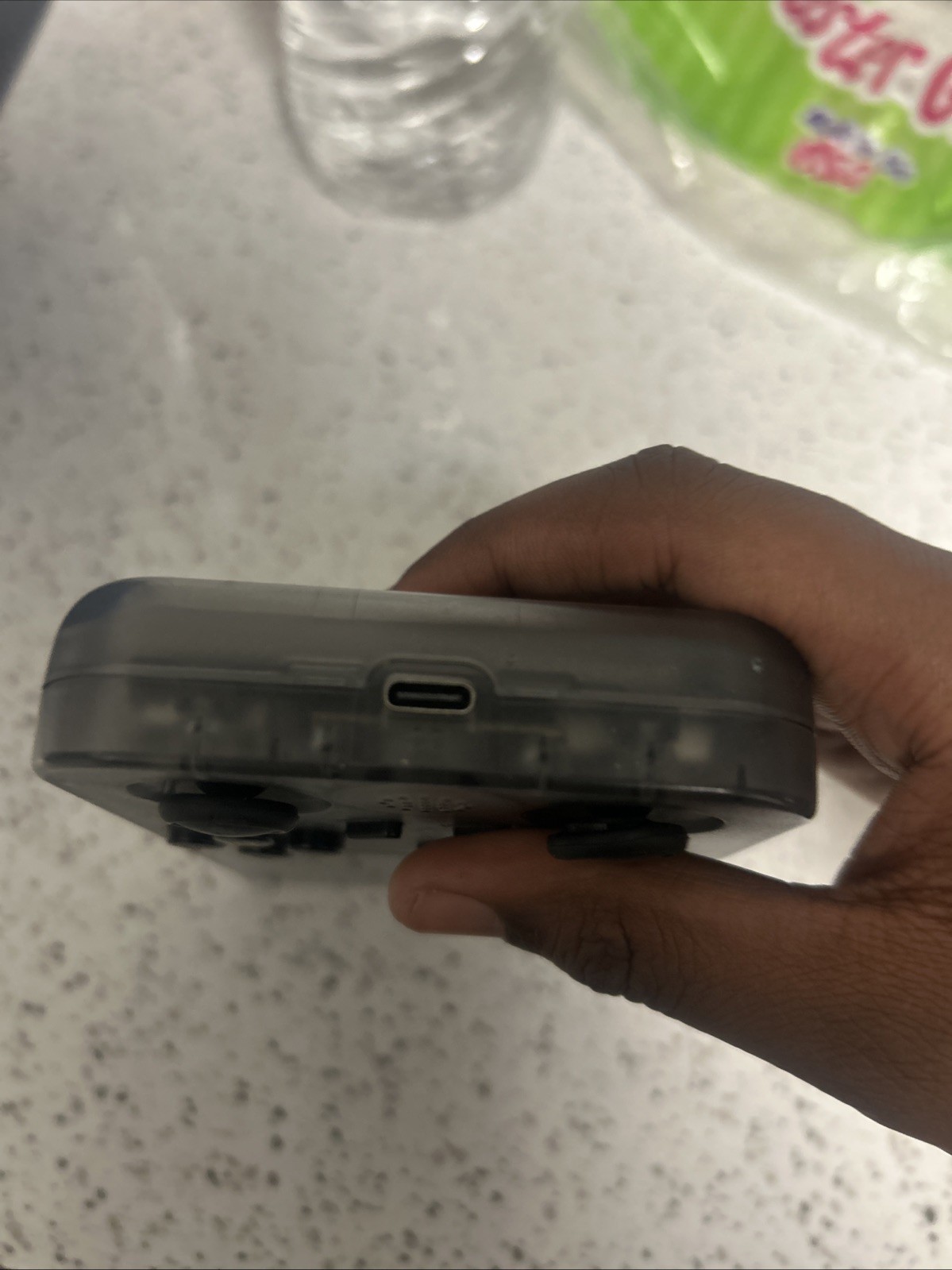 ANBERNIC RG353V Retro Handheld Game Console Dual OS 64SD Card – Purple – USED