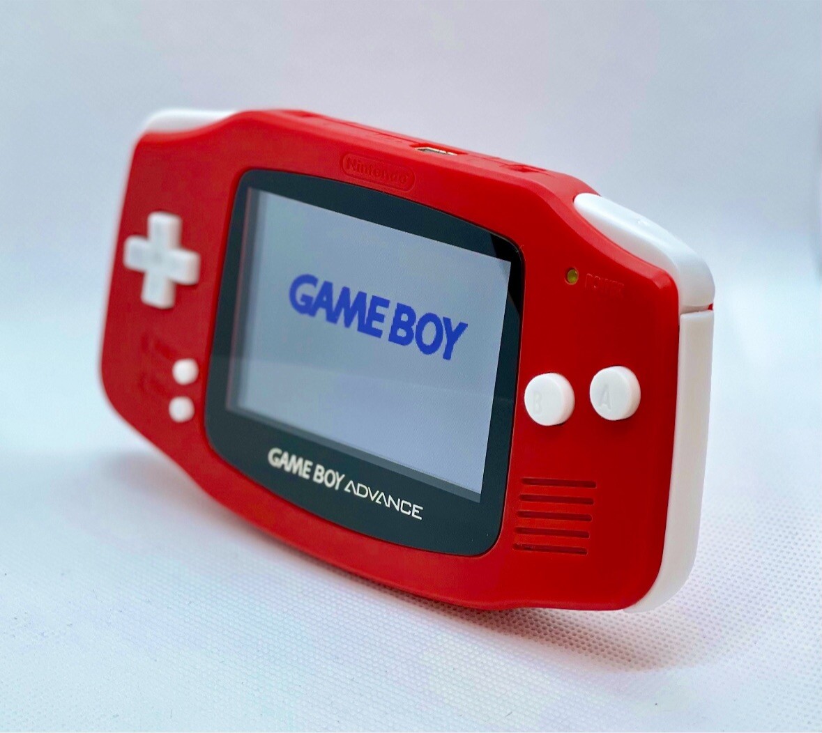 Custom Red Gameboy Advance Retro Console IPS V2 & USB C Mod.Gamers Best Gift