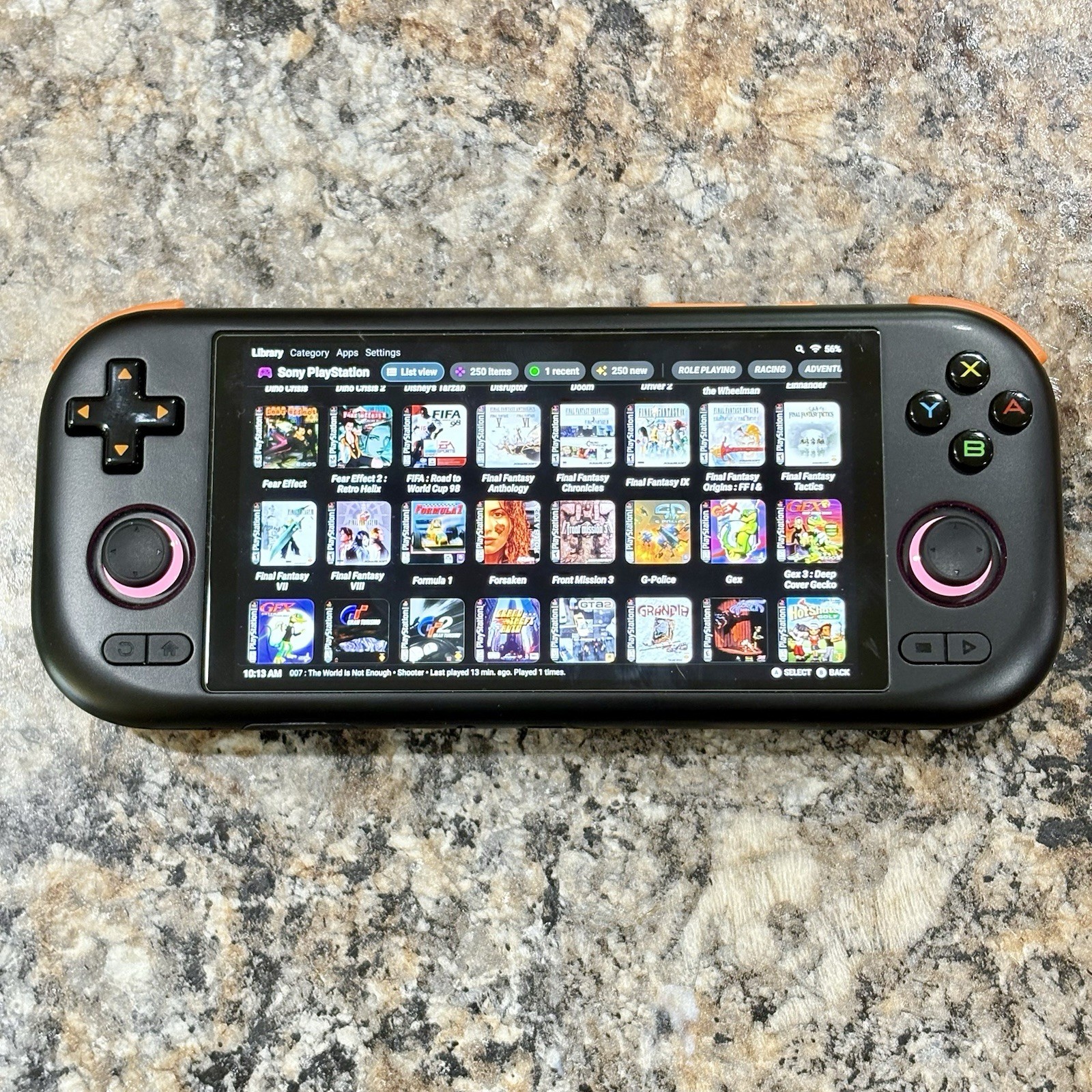 Mangmi Air X + 256GB Card, Retro Gaming Handheld, Custom Loaded Ready To Play