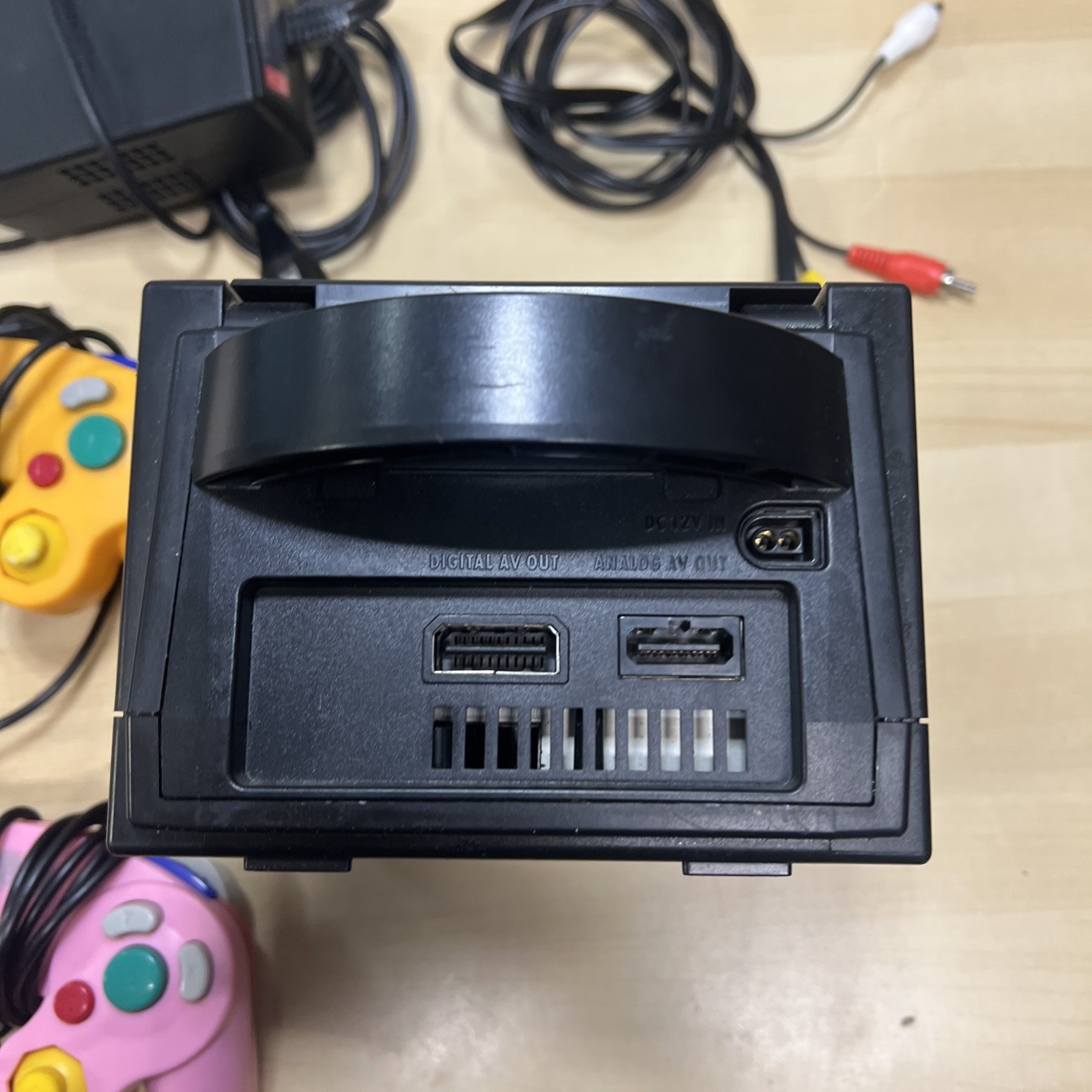 Nintendo GameCube Black 2001 DOL-001 Game Console Jpn, Tested Working