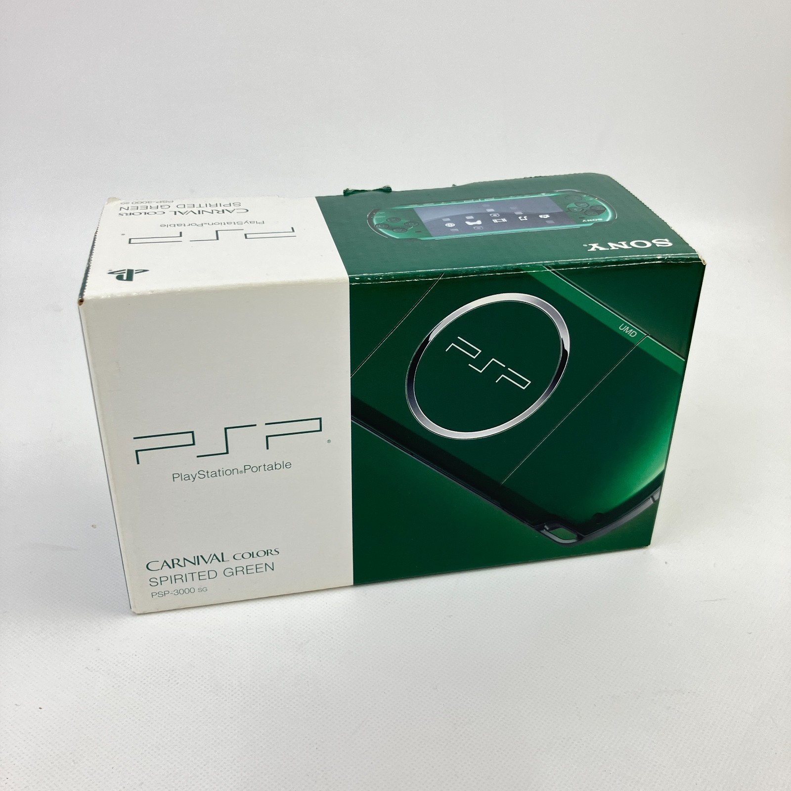 Sony PSP-3000 Spirited Gree Console with Charger & New Battery Packs Region Free