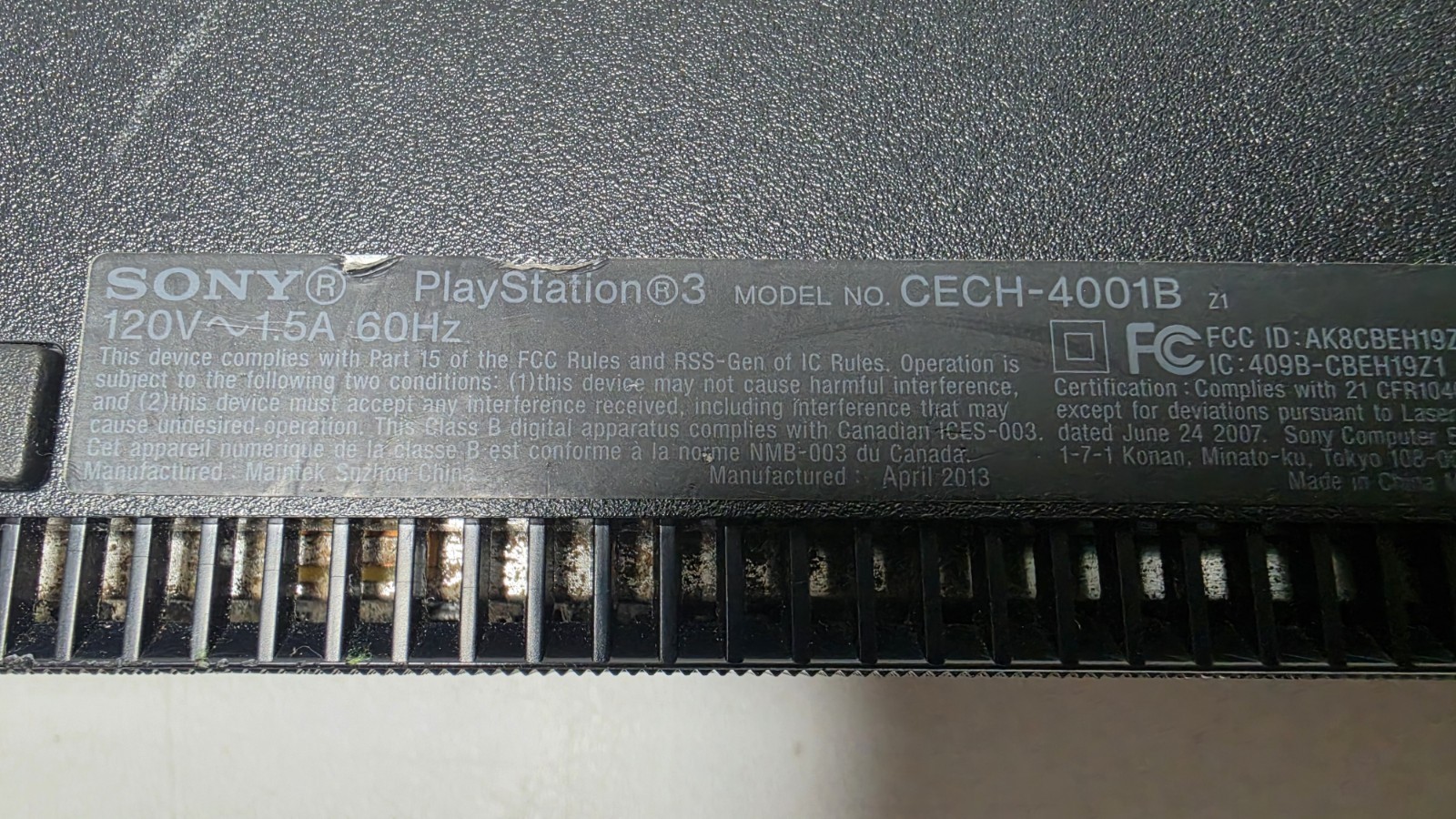 Sony PlayStation 3 250GB Super Slim Black PS3 Game Console CECH-4001B Bundle