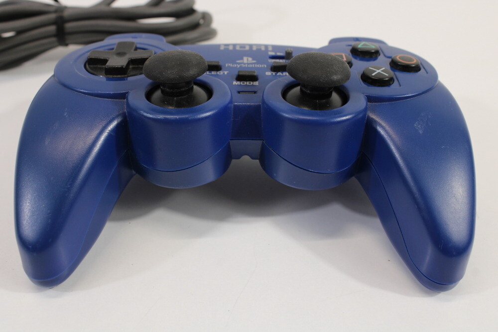 Hori Blue SIndou Pad Controller Playstation 2 PS2 DualShock 2 Japan Import PC362