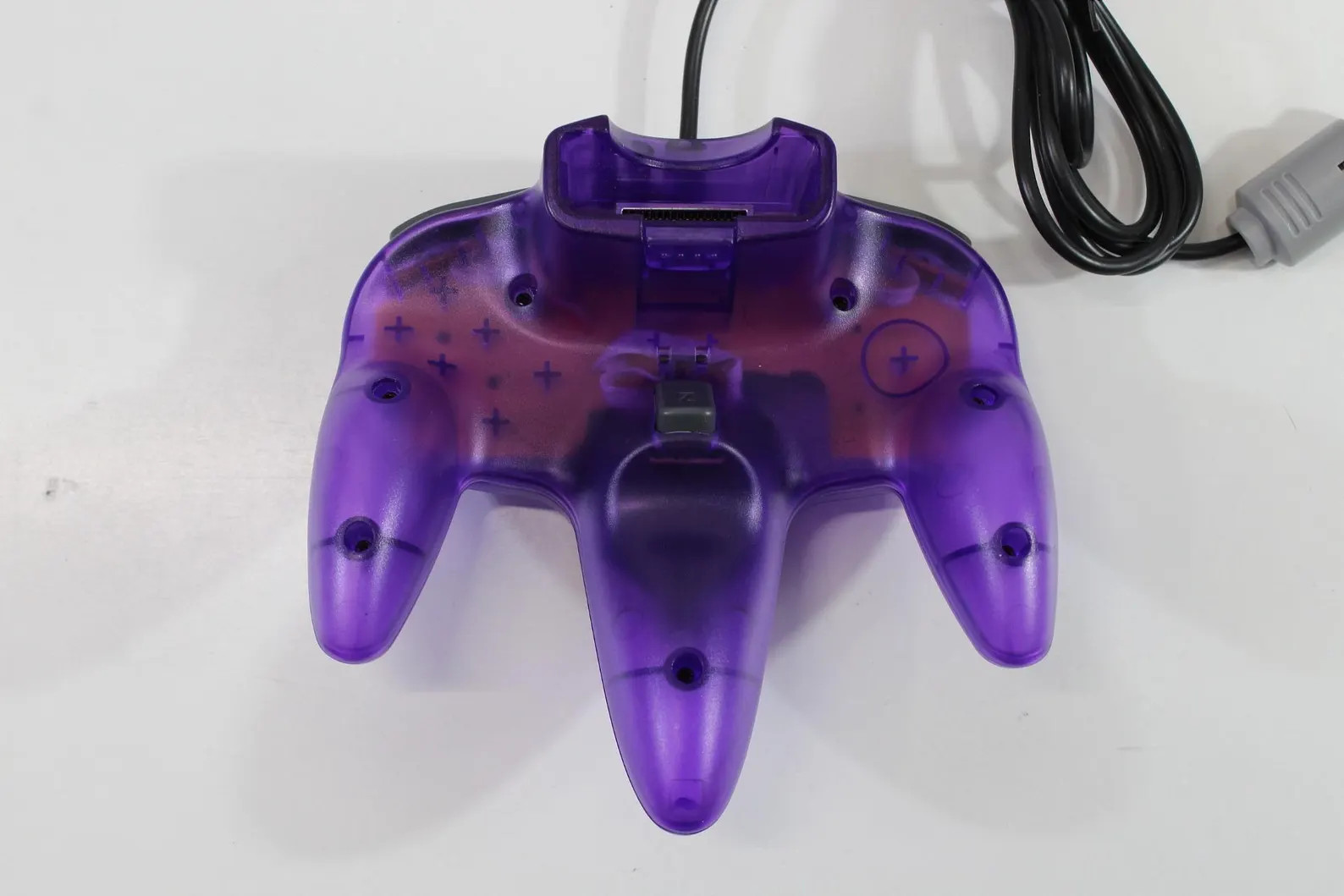 Nintendo 64 Clear Purple Console N64 Controller AC S-Video to HDMI Adapter Cable