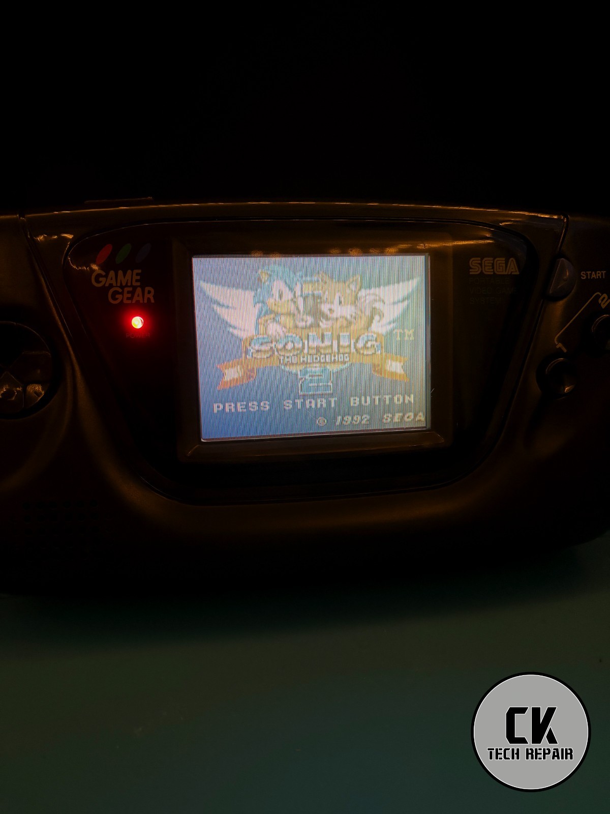 SEGA Game Gear Handheld System – Black – Recapped – Tested & Works!