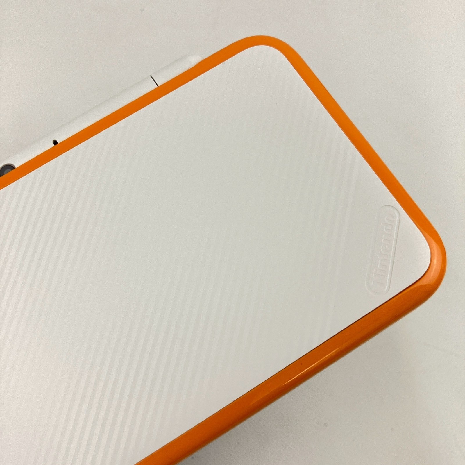 Nintendo new 2DS LL XL White Orange S Rank Console Only Japanese Only 655
