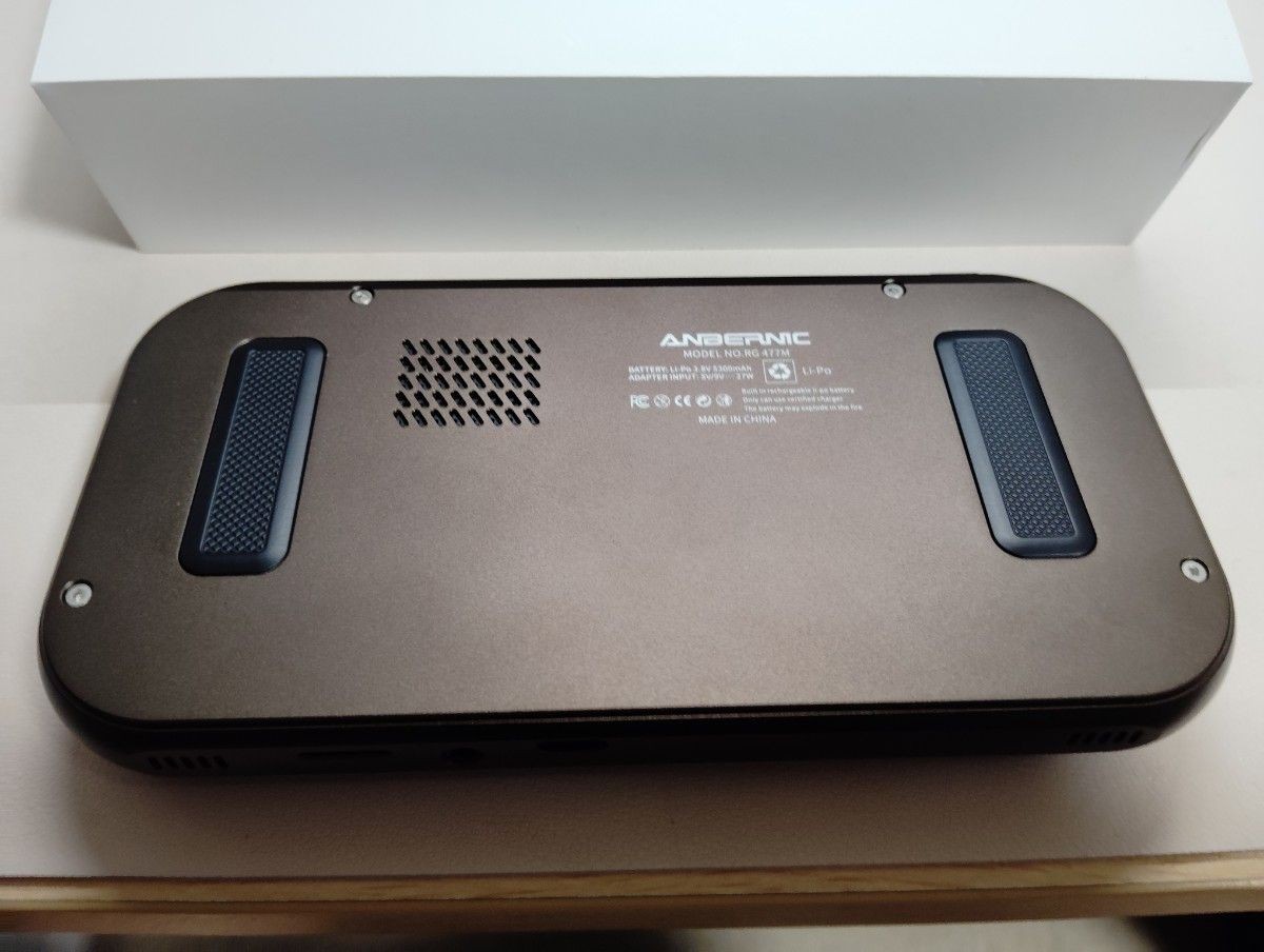 ANBERNIC RG477M 12GB 256GB Bronze Aluminum Metal Handheld Console Android Used