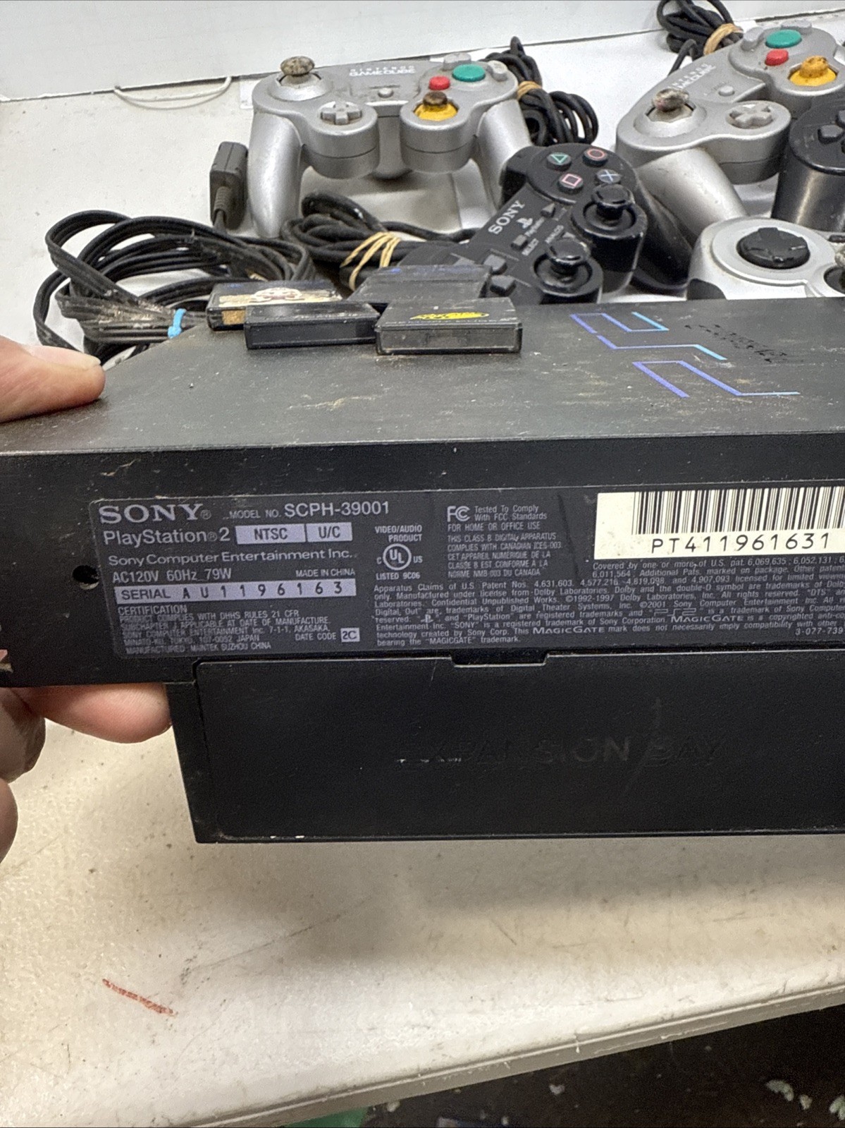 Sony PlayStation 2 Console – Black (SCPH-39001) Lot