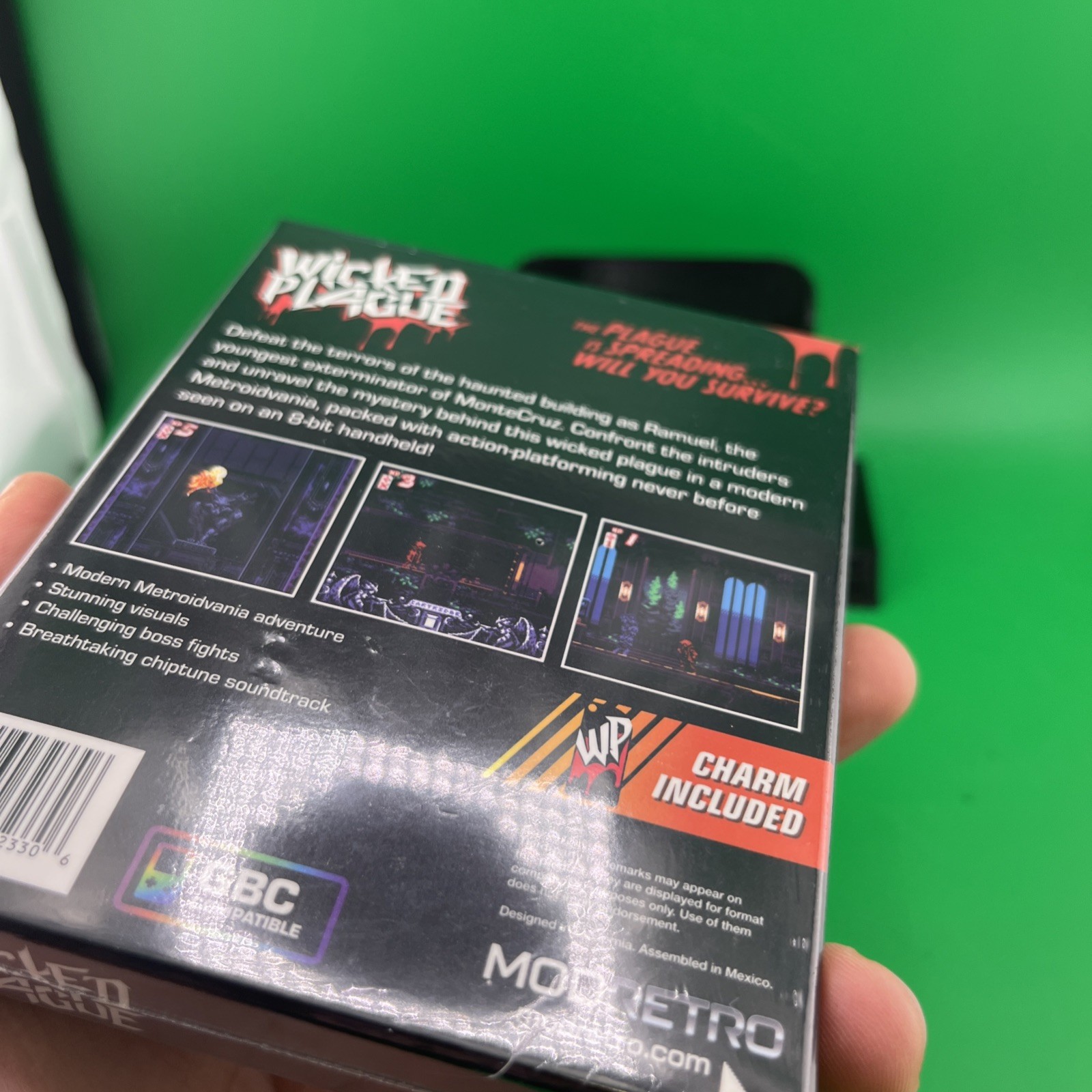 Wicked Plague – Game Boy Color GBC – ModRetro Chromatic – *SEALED* (T42)