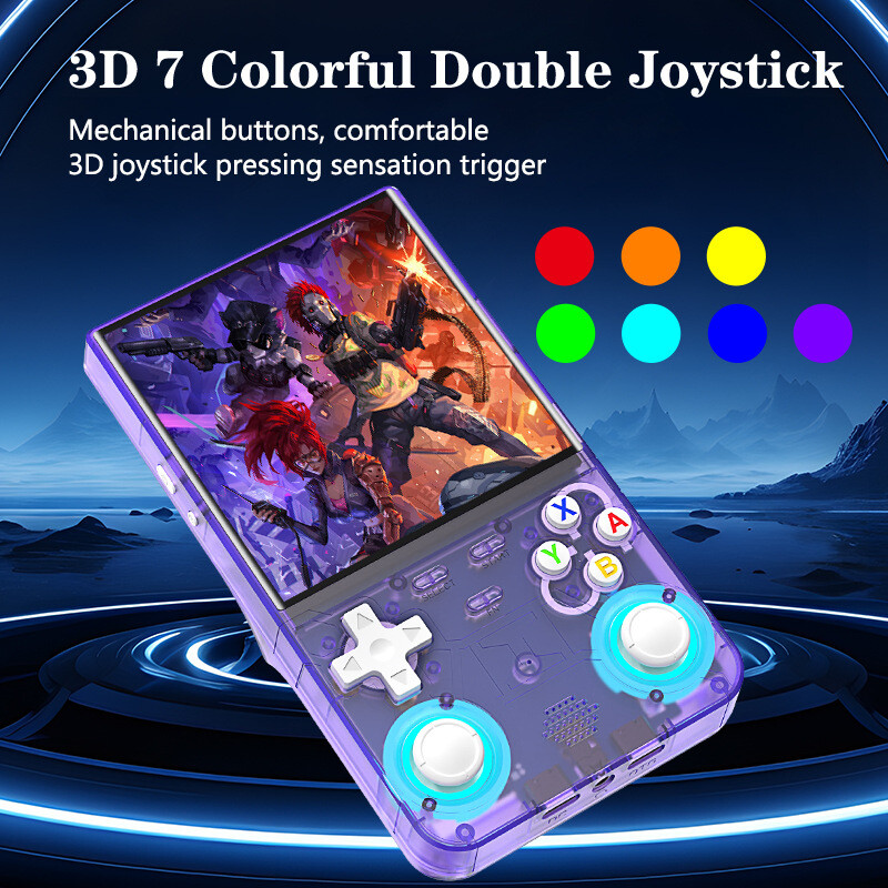 2025 New Upgraded R36 Ultra Retro Handheld Game Console, 128GB Mini Video Game