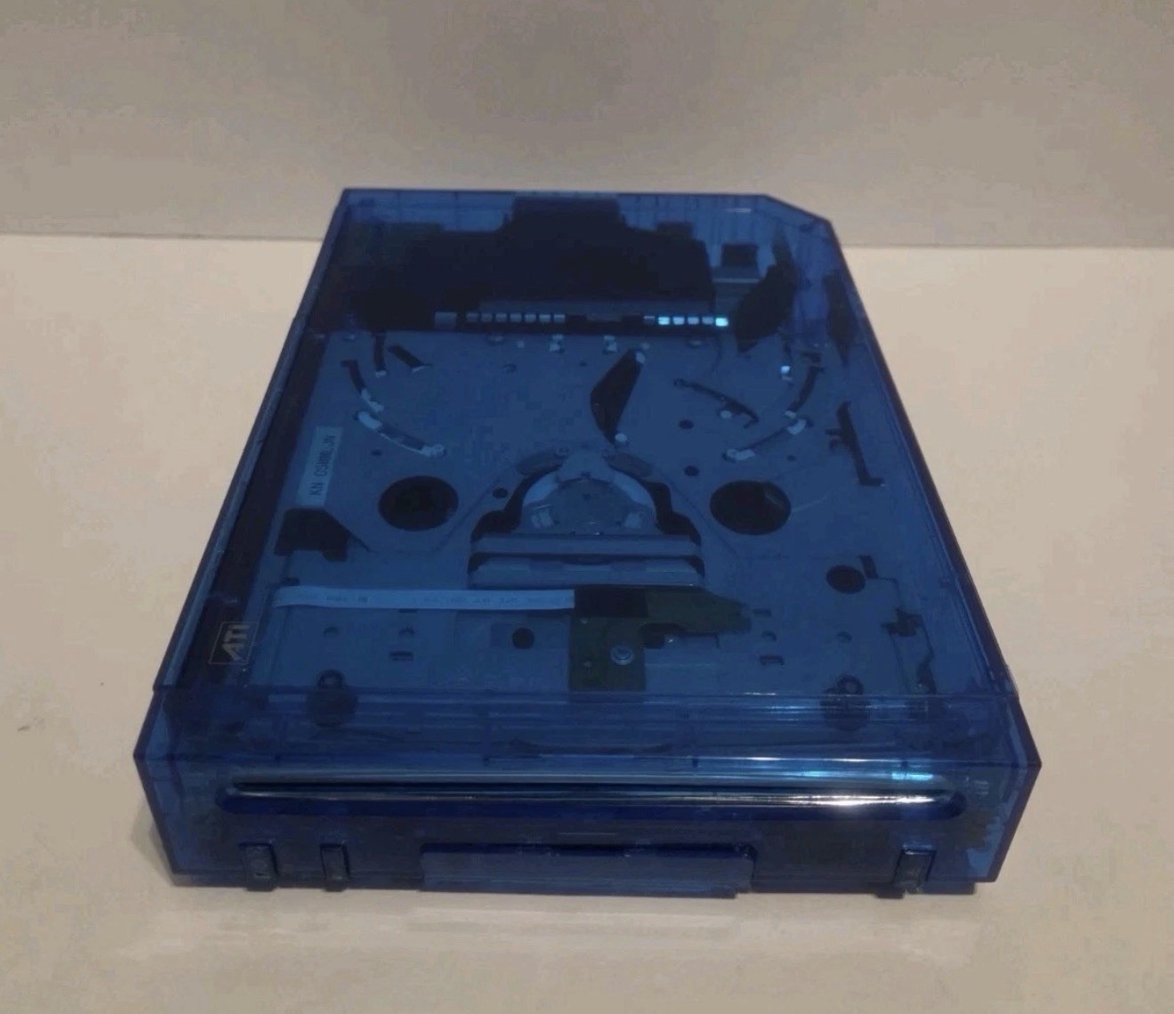 Nintendo Wii Blue Transparent Shell Home Console