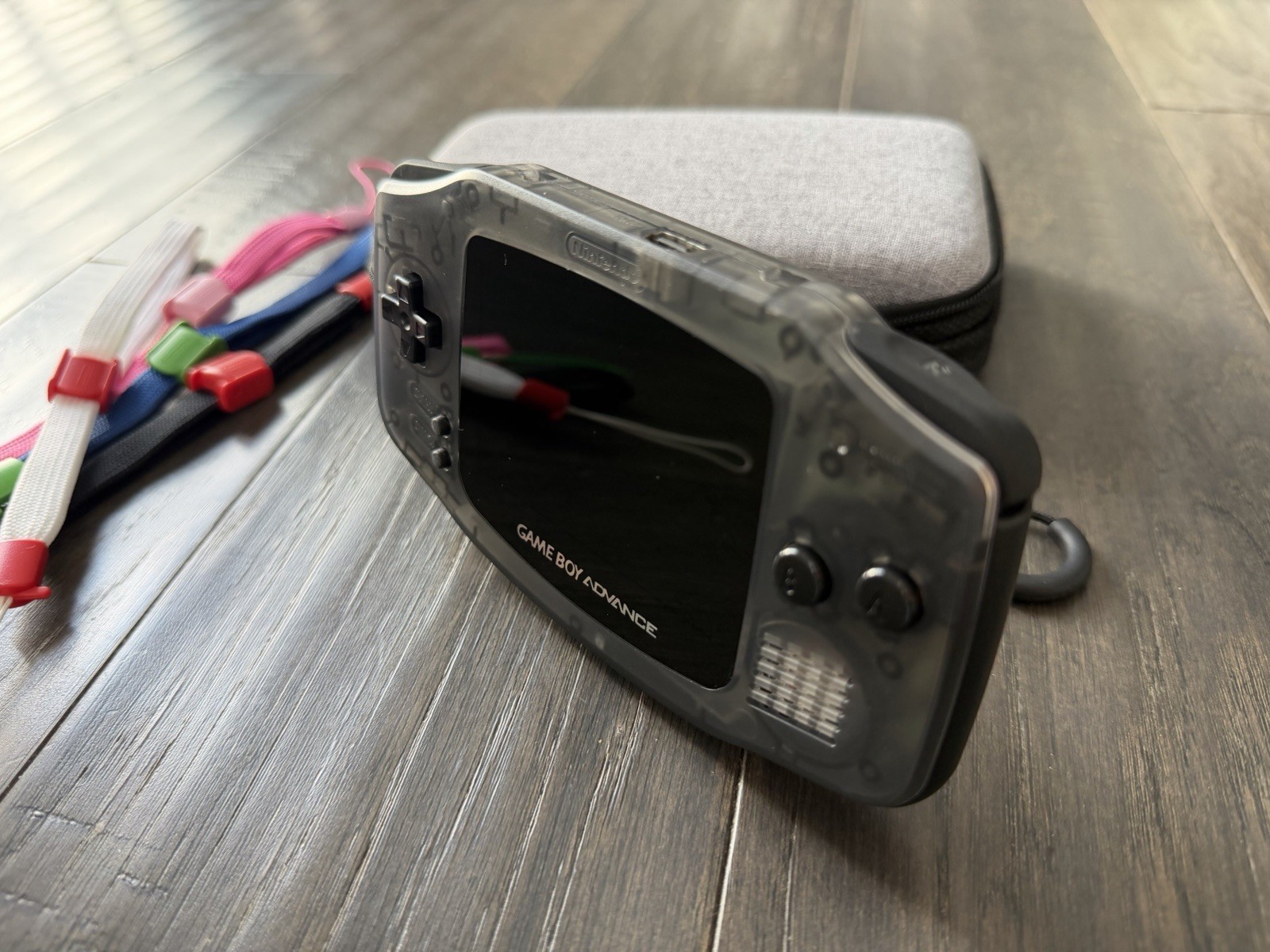 Nintendo Gameboy Advance GBA FP Backlit M2 3.0” IPS NO Touch Pad – Smoky Black