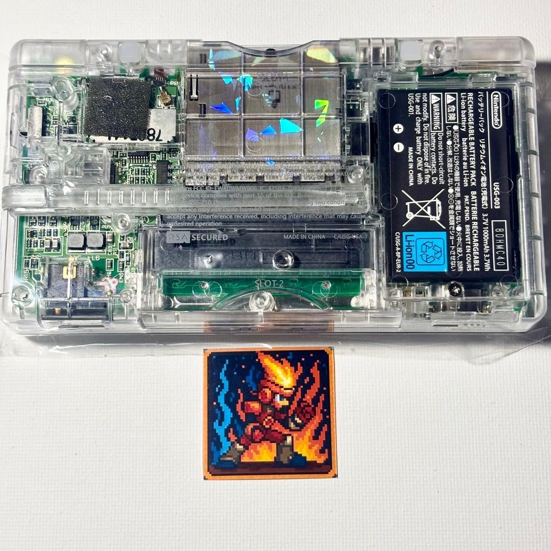 DS Lite Hologram Clear Skeleton type c charging