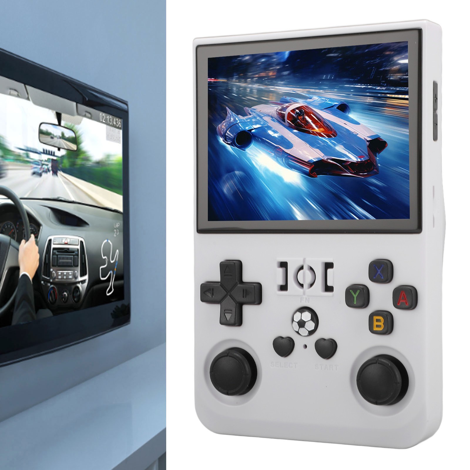 Handheld Game Console Open Source Dual System 3.5in IPS Display Over 18000 ARDC