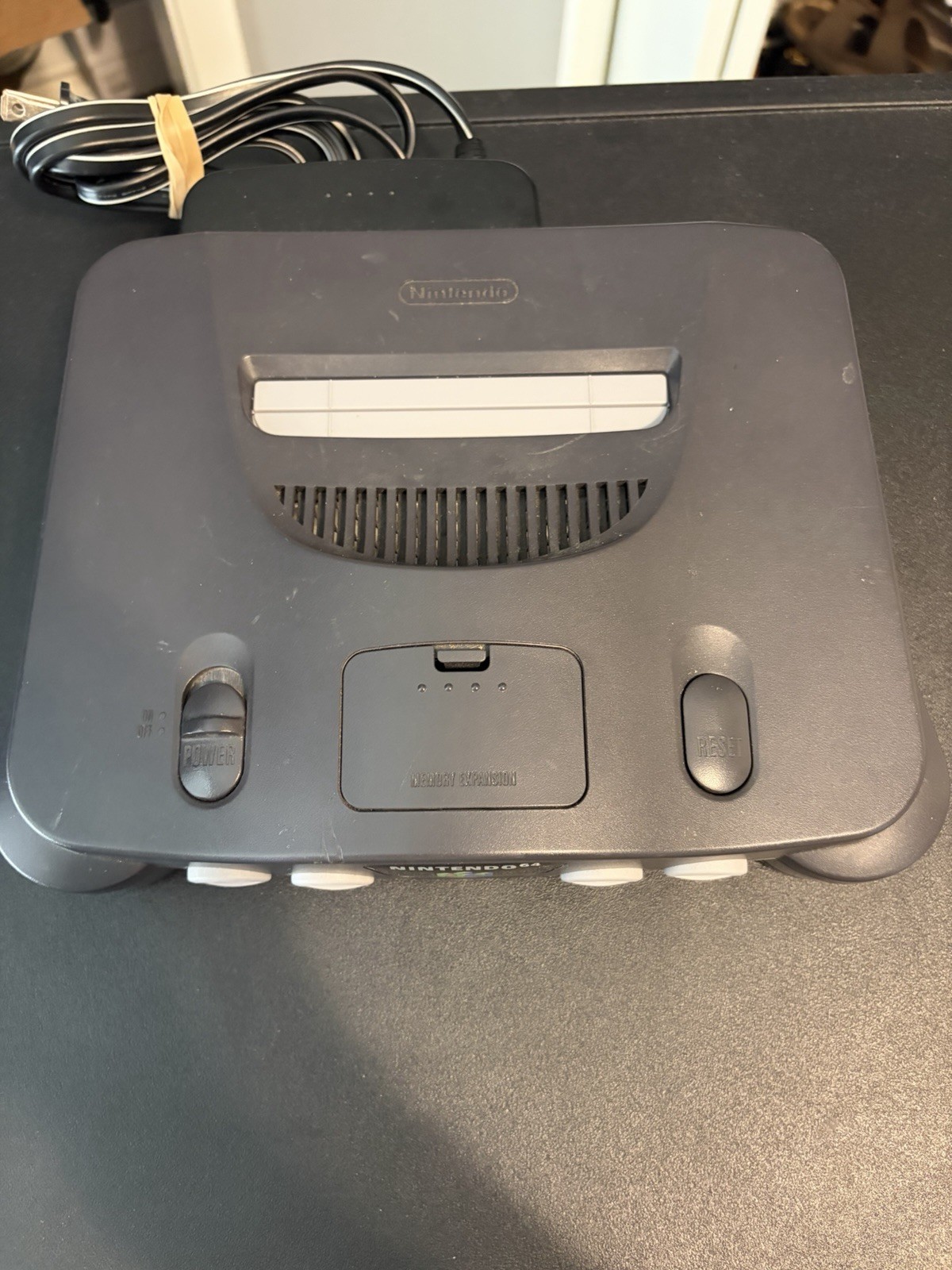 Nintendo 64 Video Game Console Comes With A Game And Controller And Wires