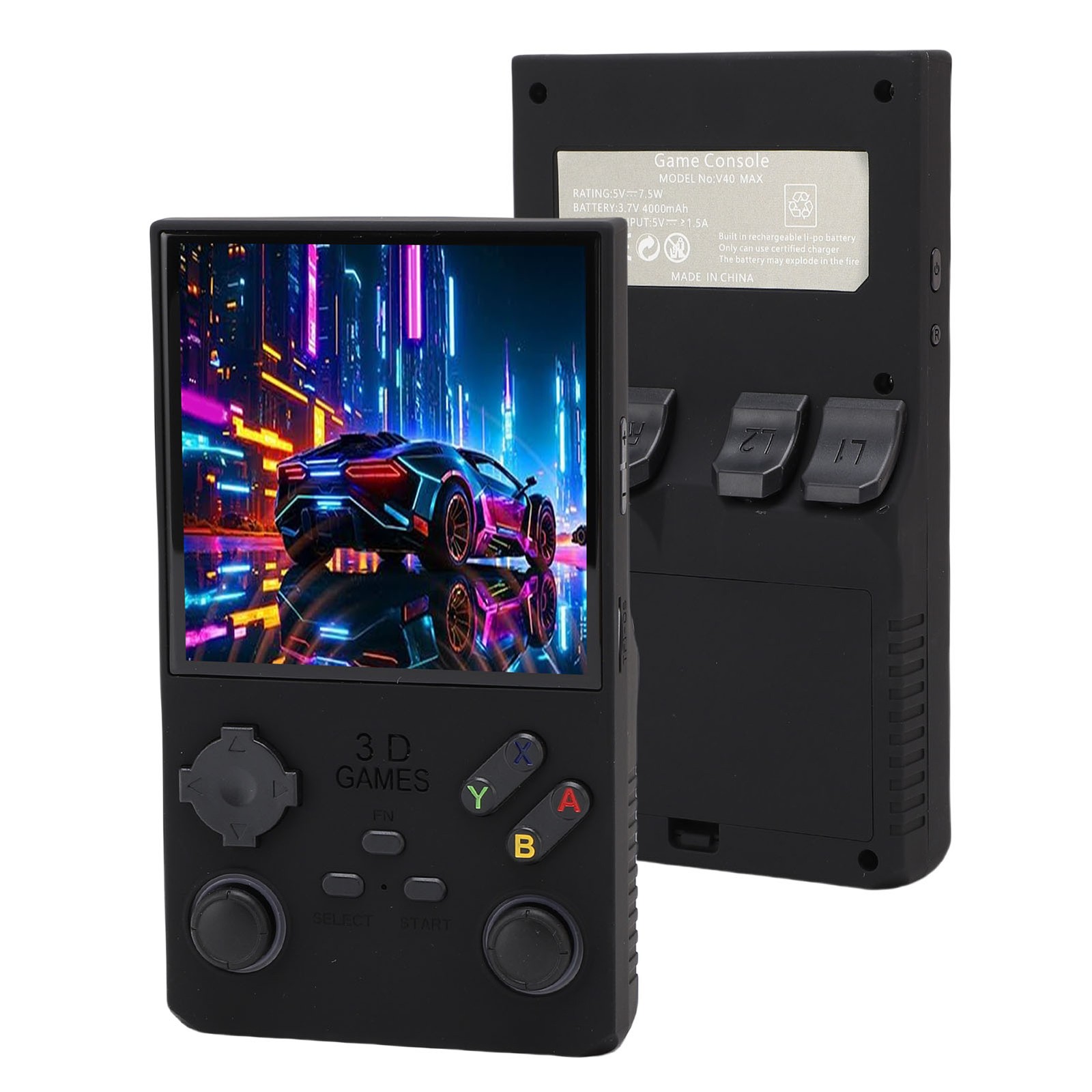 4 Inch Handheld Game Console Portable Retro Gaming Console For Open S YEDM