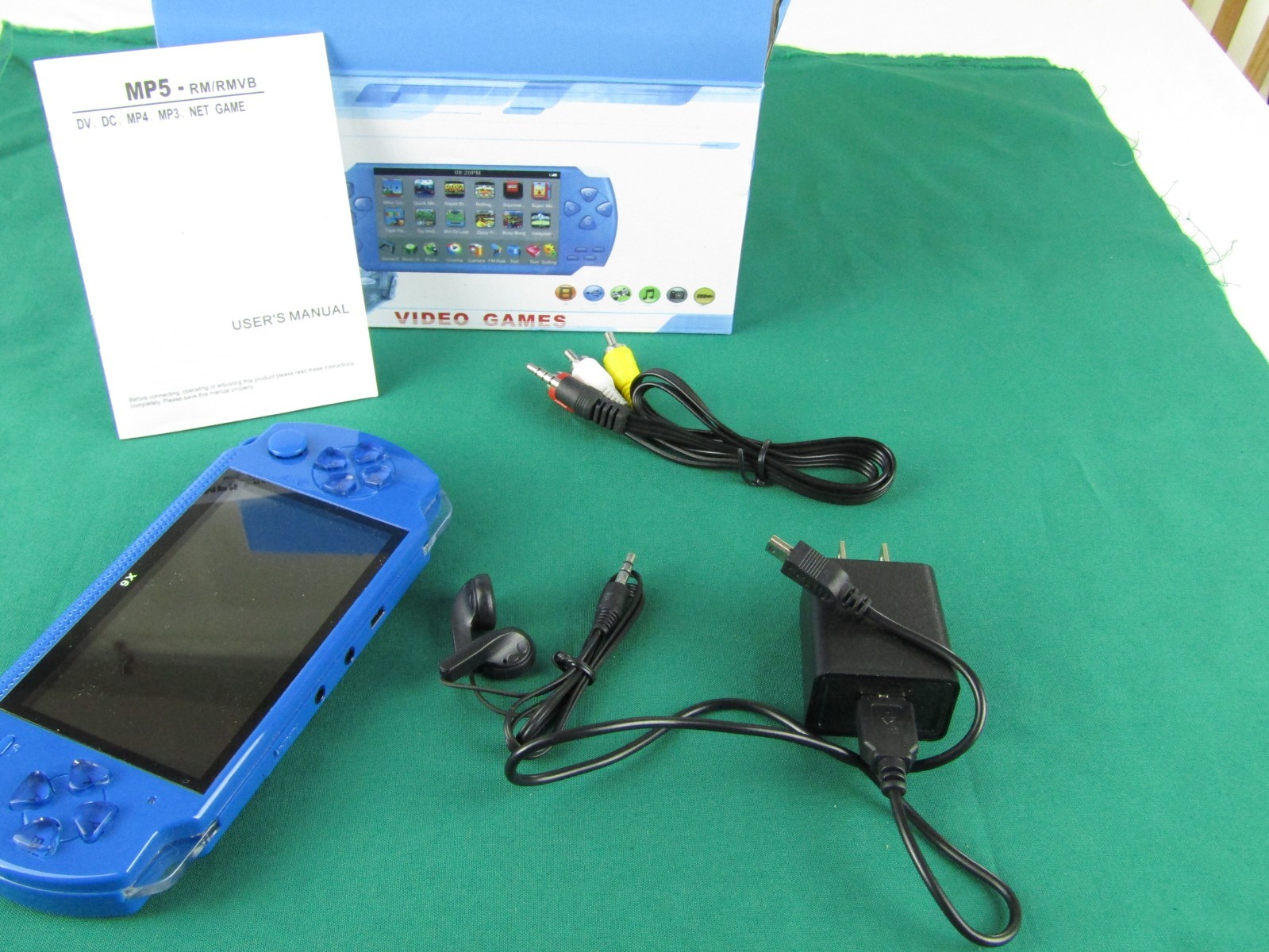 PSP Handheld Game Machine X6 8GB 4.3 TFT Screen Games Music Camera E-Book