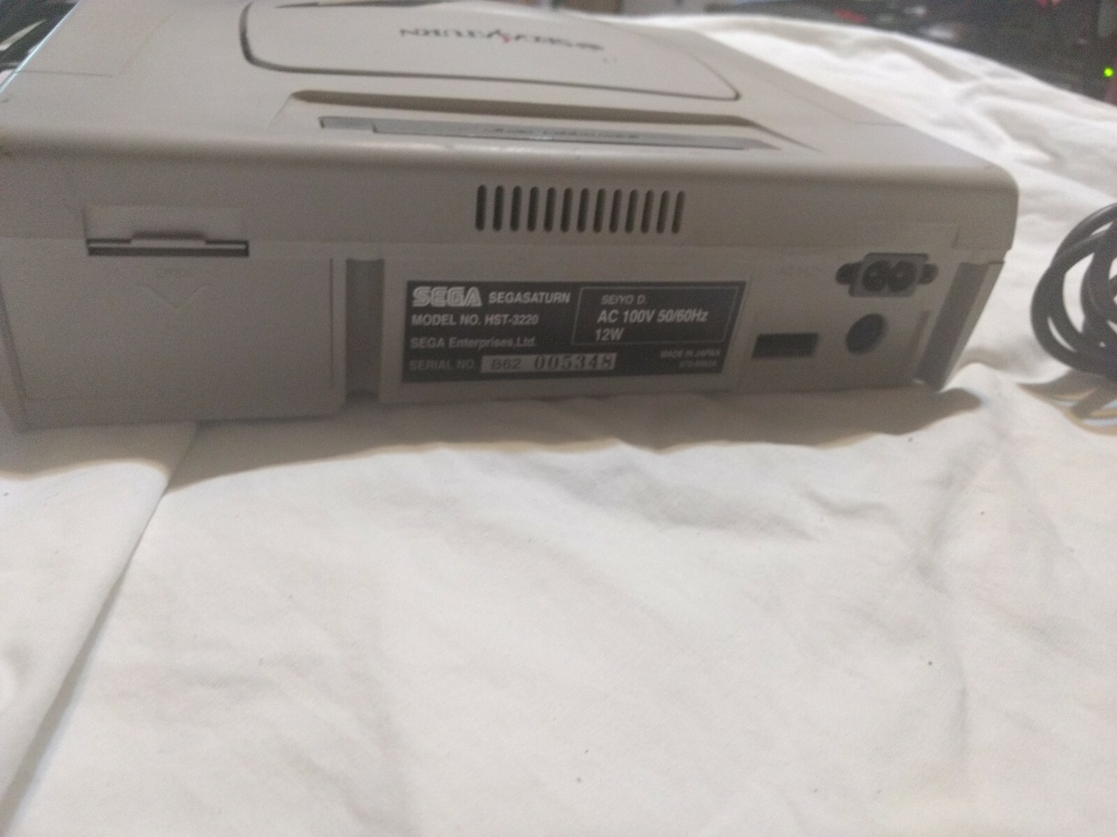 Sega Saturn White Console [Japan Import] HST-3220