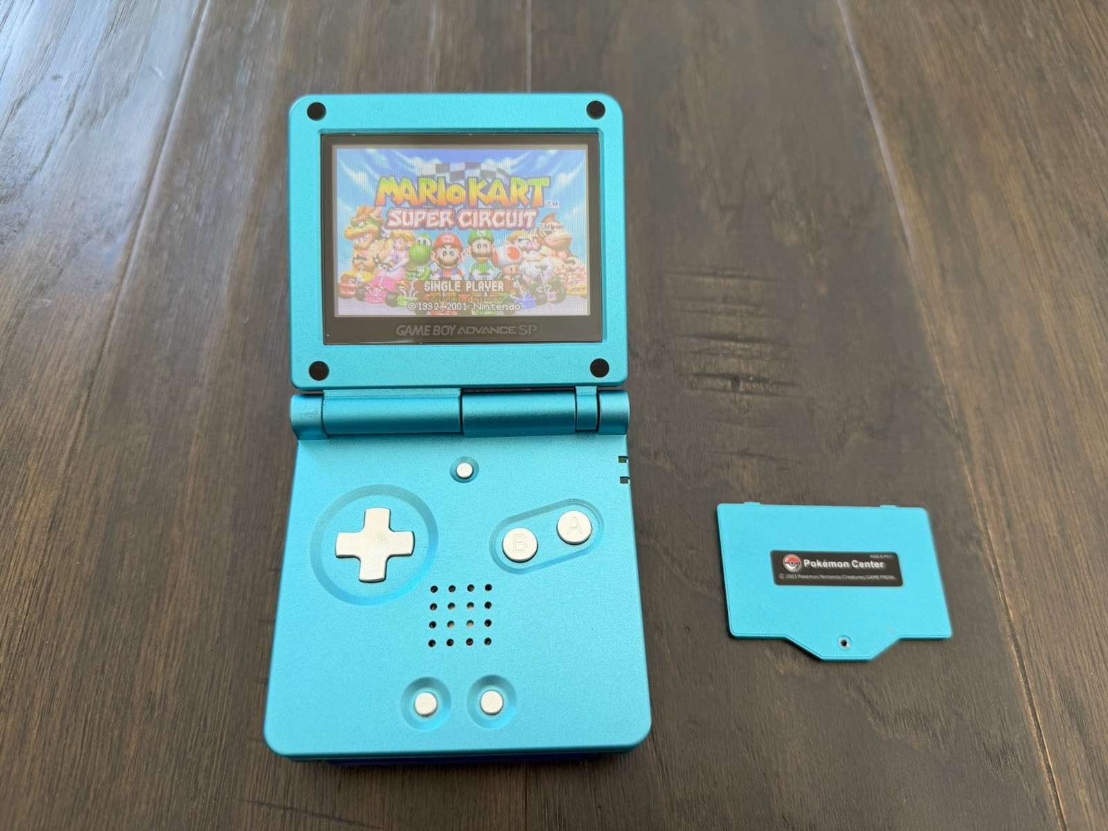 Gameboy Advance SP Aluminum Metal Shell Buttons W/ AGS 101 & Li Battery Type C