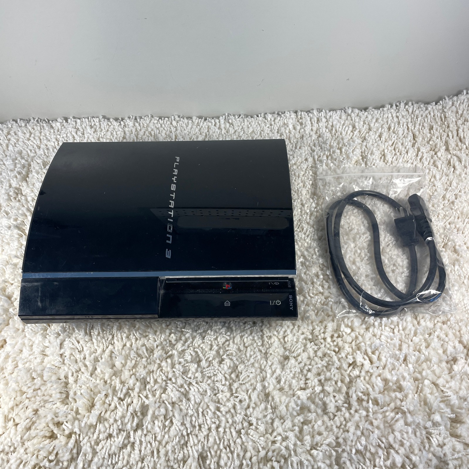 Sony PlayStation 3 PS3 FAT Console Backwards Compatible CECHE01 FOR PARTS