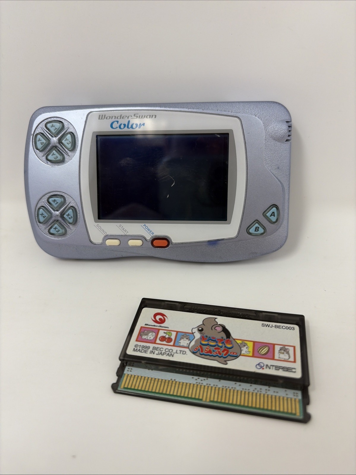 WonderSwan Color & Dokodemo Hamster Game – US Seller – Tested & Working!