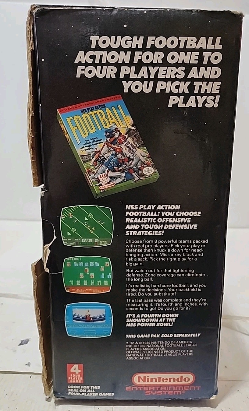 NES Sports Set Nintendo Entertainment System Console OriginalBox Untested Ass Is