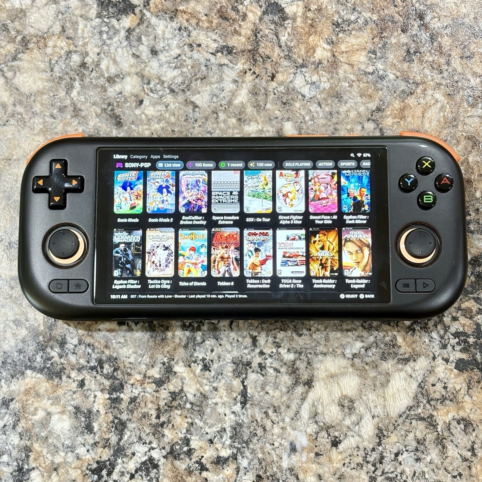 Mangmi Air X + 256GB Card, Retro Gaming Handheld, Custom Loaded Ready To Play