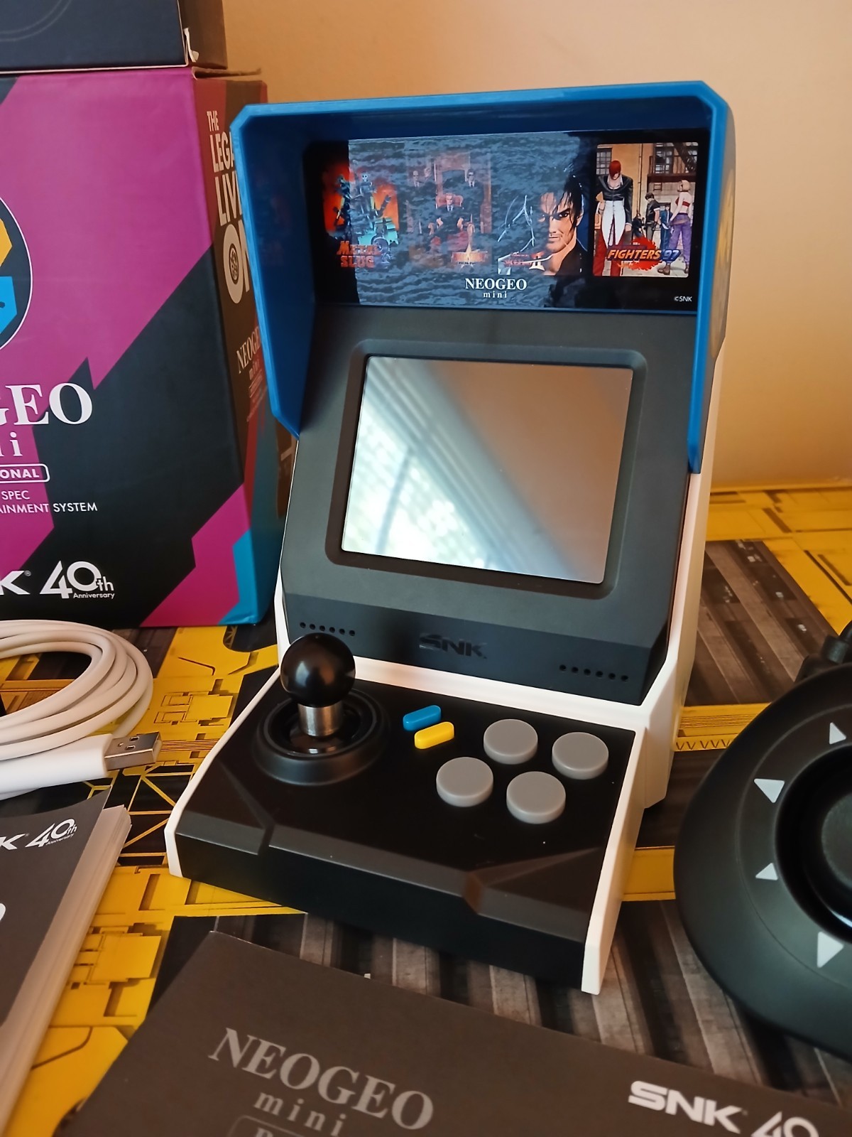 NEO GEO Mini International SNK 40th Anniversary Bundle [Please Read Description]