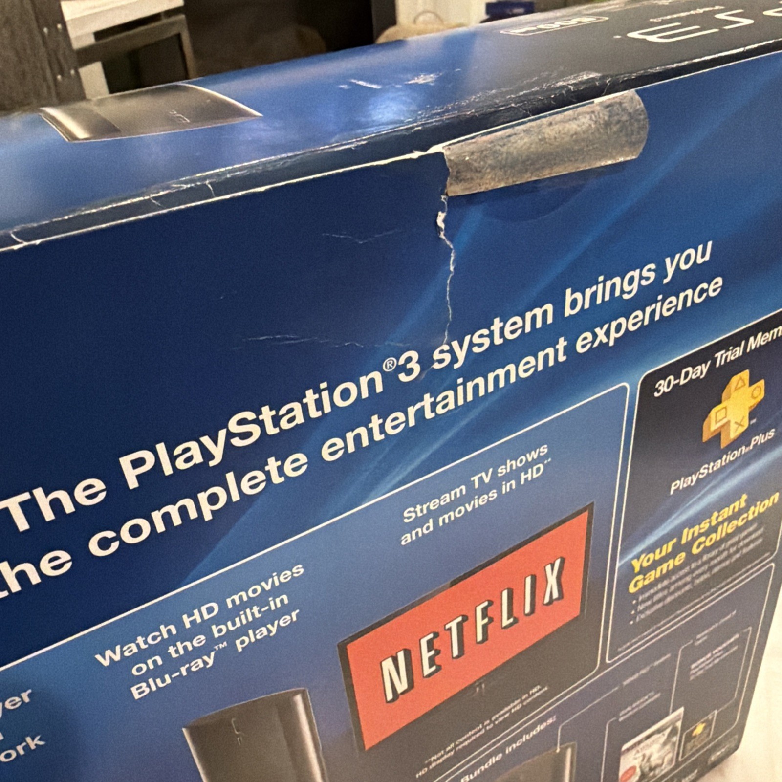 Sony PS3 Super Slim 250GB Console CIB Bundle 2 OEM Controllers 5 Games