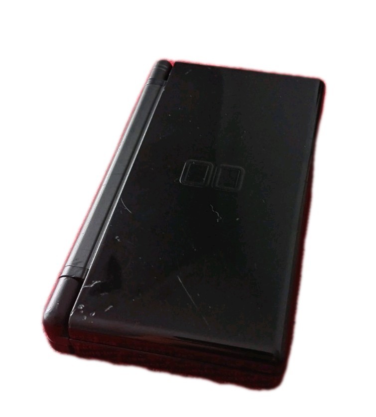 Nintendo DS Lite USG-001 Black W/OEM Stylus Charger & Games Tested