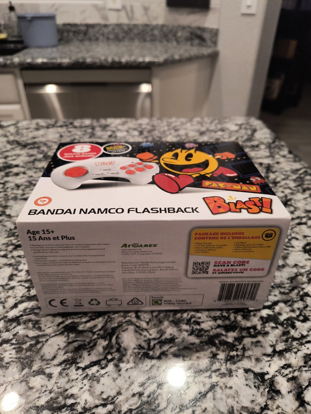 Bandai Namco Flashback Blast Pac-Man With 8 Built-in Games Brand New