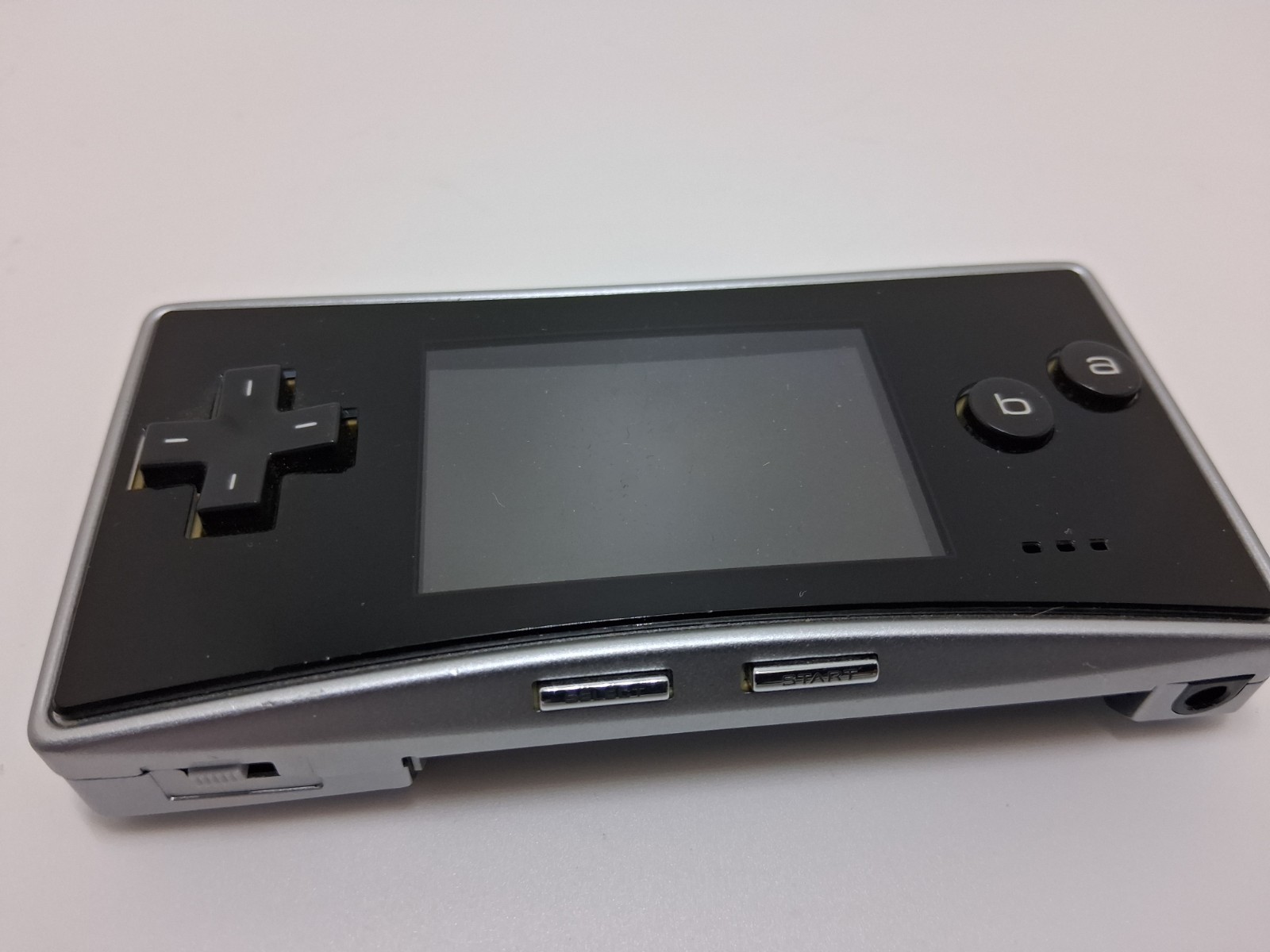Nintendo Gameboy Advance GBA Micro Handheld Console Black/Silver