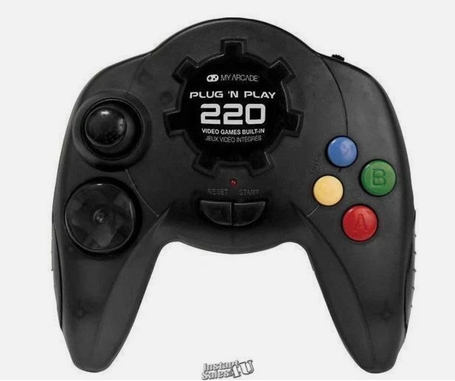 My Arcade Plug N Play TV Game Console: 220 Retro Style Games –