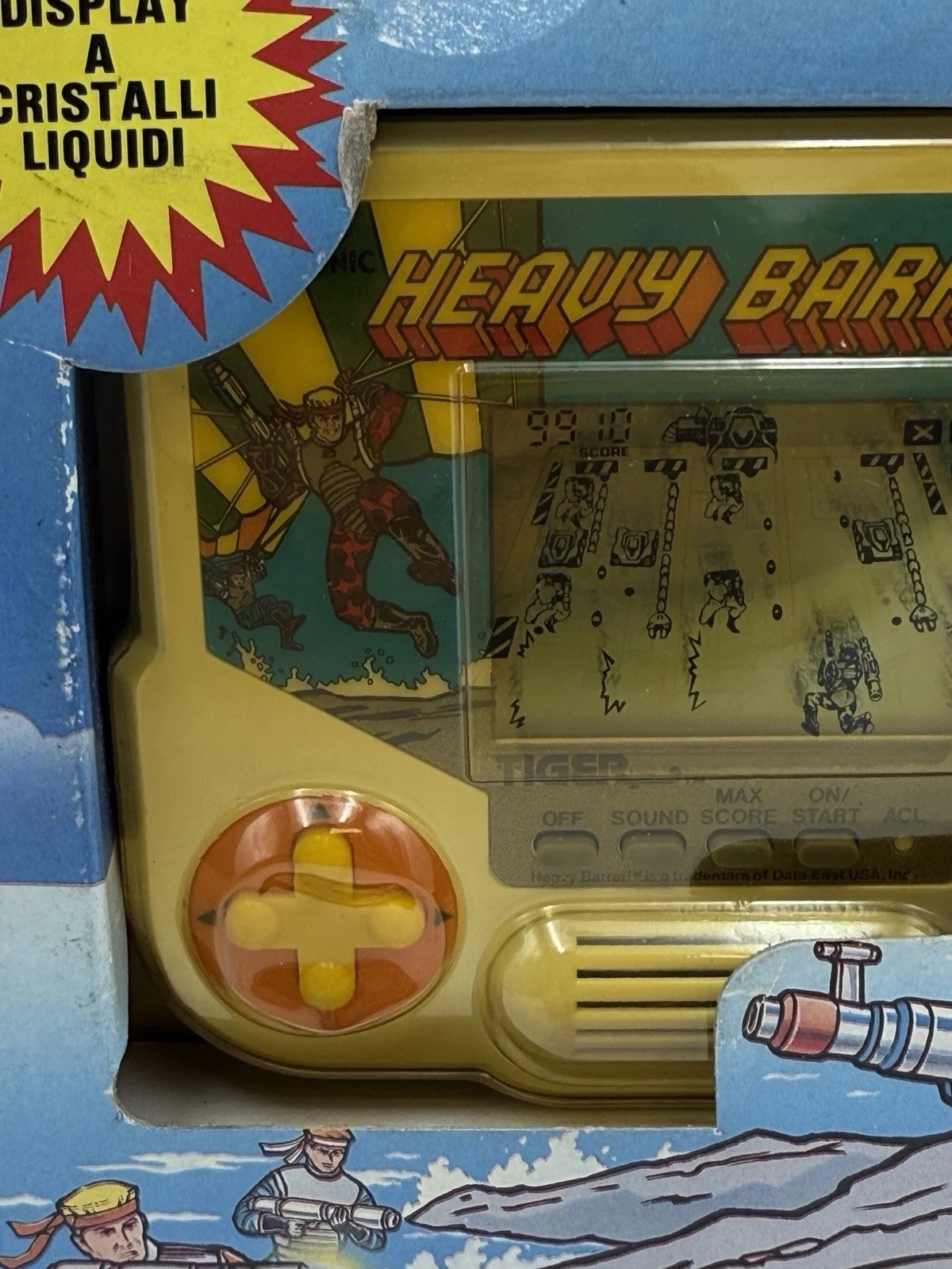 NOS Vintage 1988 Tiger Electronic Heavy Barrel LCD Video Game New Sealed FT8