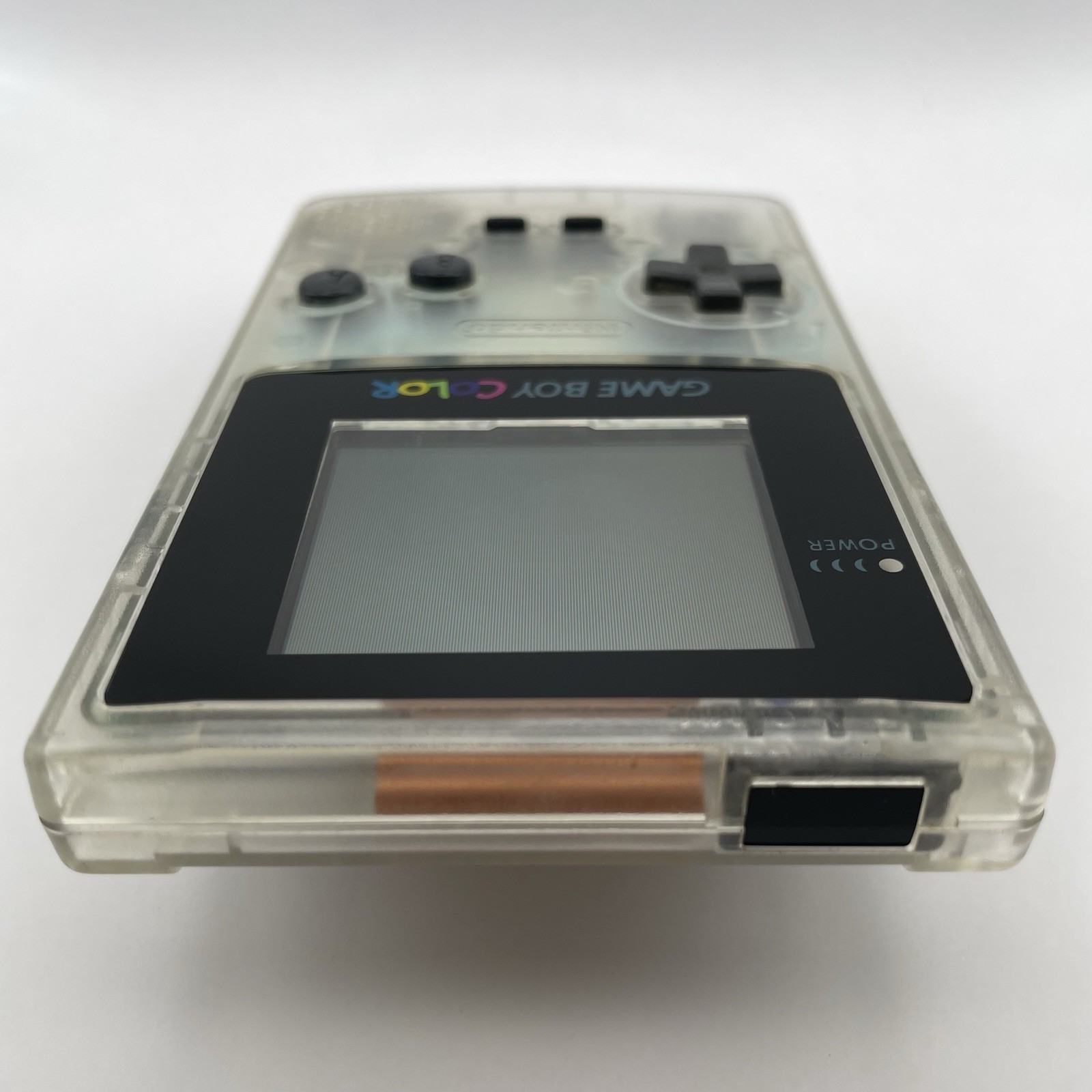 Nintendo Game Boy Color Clear Console CGB-001 TestedNew Screen Lens Japan