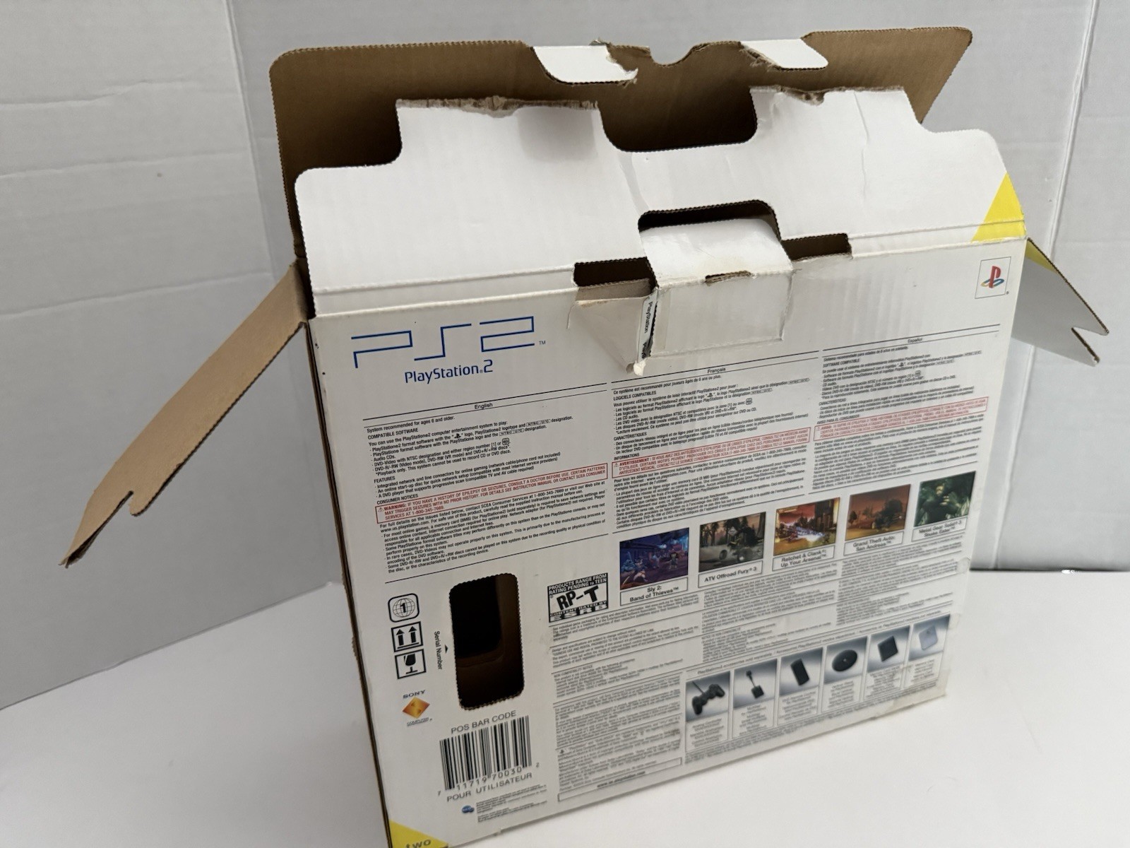 PS2 Slim With Original Box Manuals 4 Controllers 10 Games 2 Memory Cards Tested
