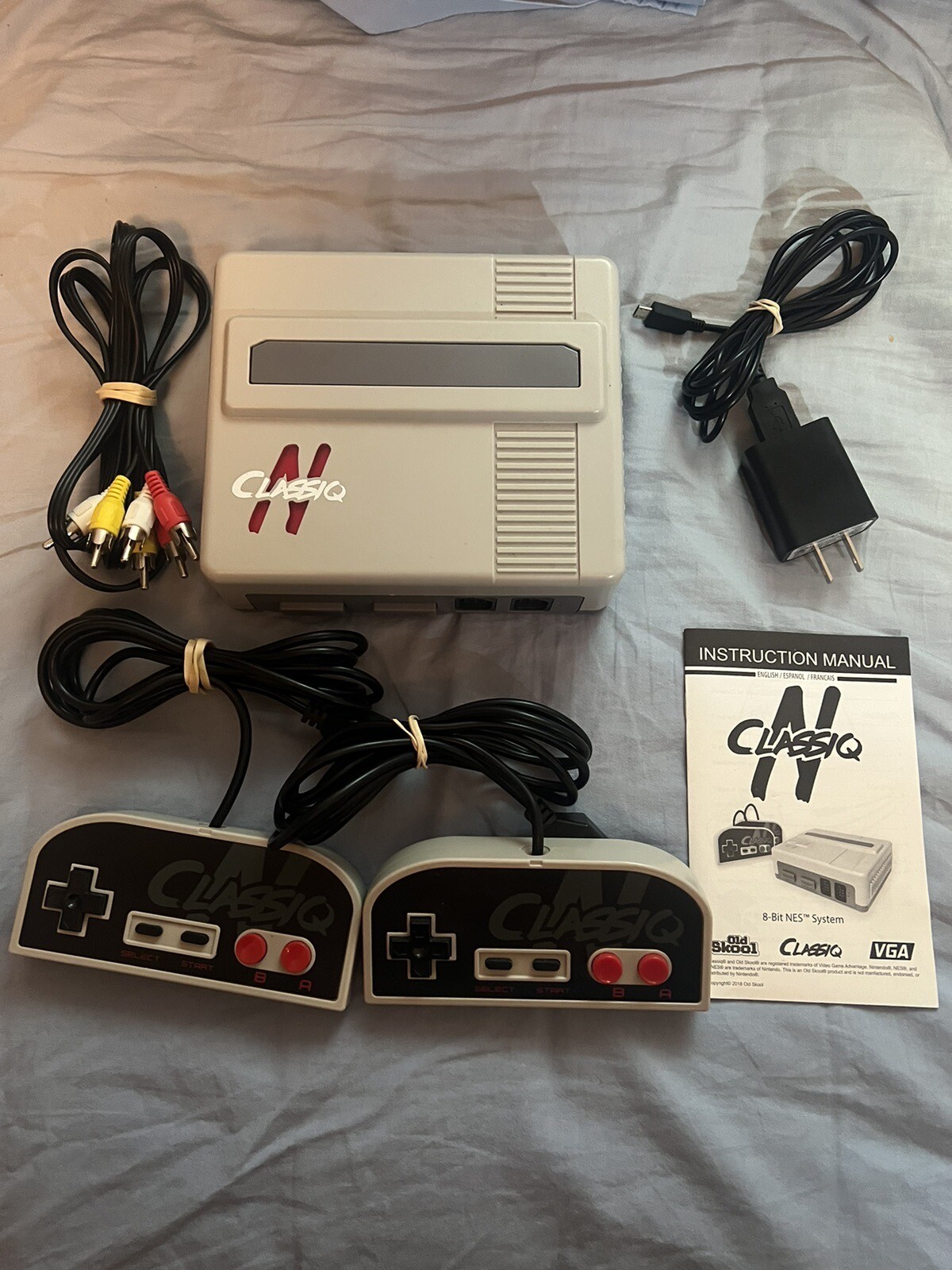 Old Skool Classiq N Video Game System for NES – Gray Console
