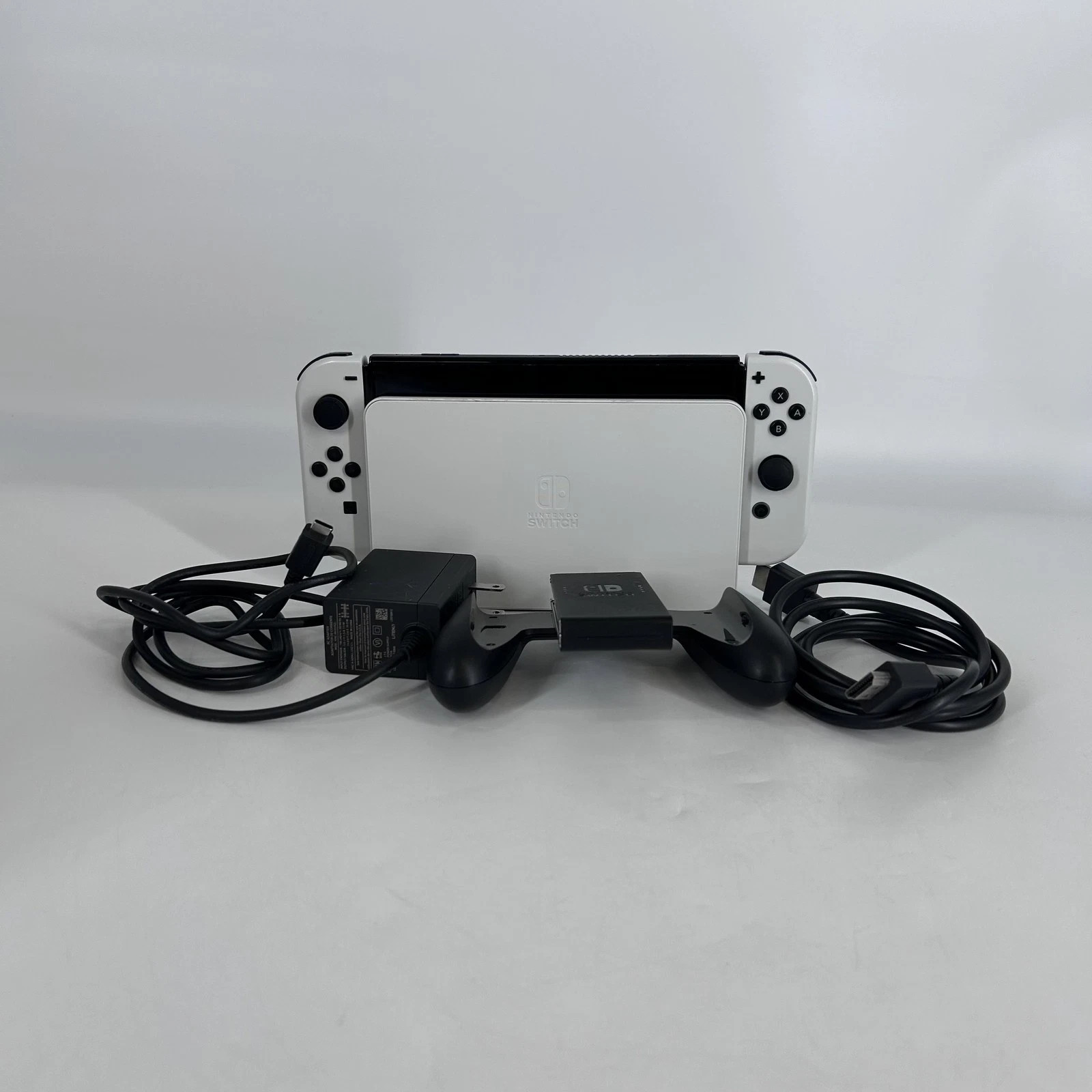 Nintendo Switch OLED Original Handheld Console Black 64GB w/ Charger/HDMI – Good