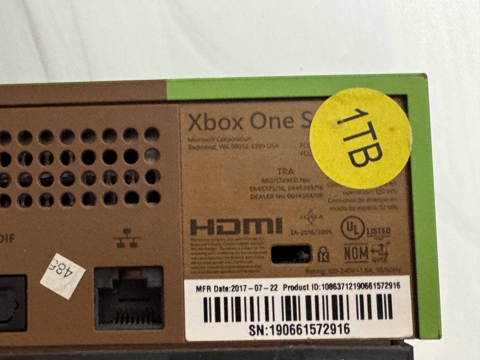 Microsoft Xbox One S 1TB Console Gaming System Minecraft Limited Edition #T8