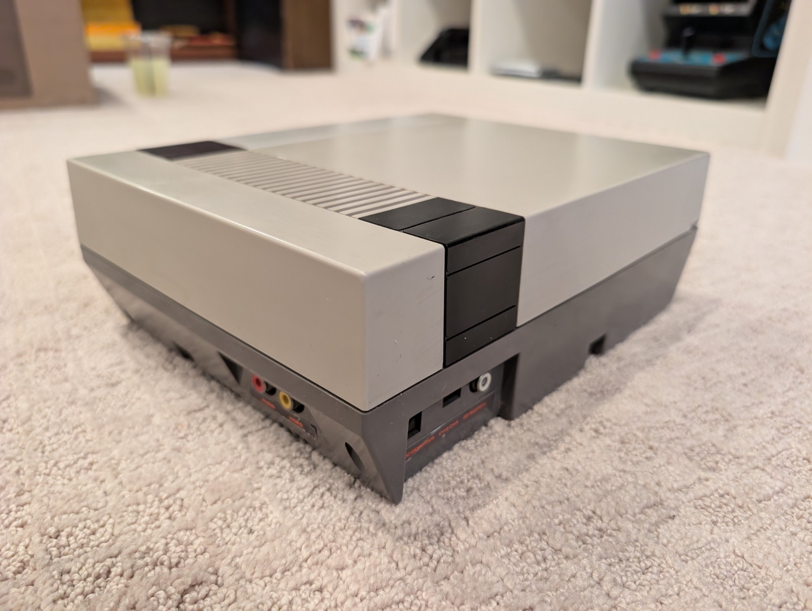Nintendo NES Console Bundle w/ Blades Of Steel & Controller, Power Supply, Cable