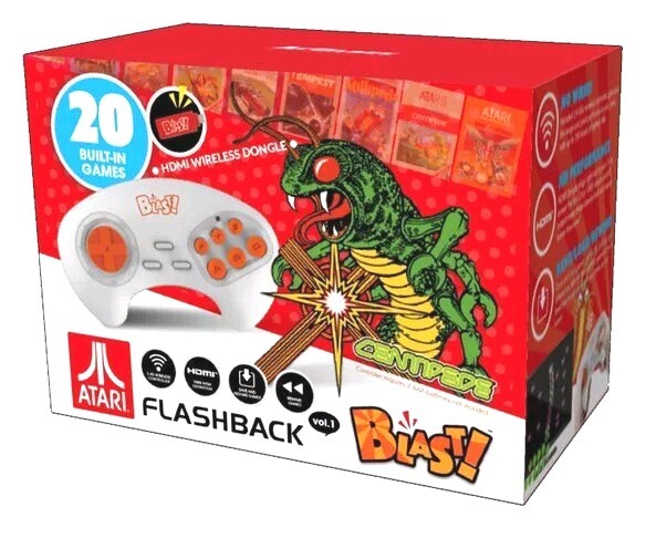 AtGames Atari Flashback Blast! 20 Built-In Retro Games Wireless HDMI Connection
