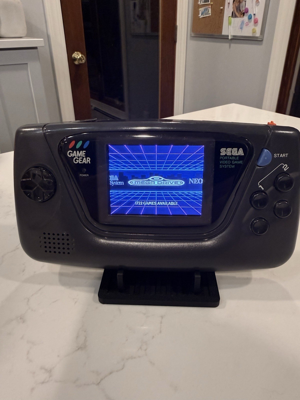 SEGA Game Gear Handheld System – Black, Running RPI