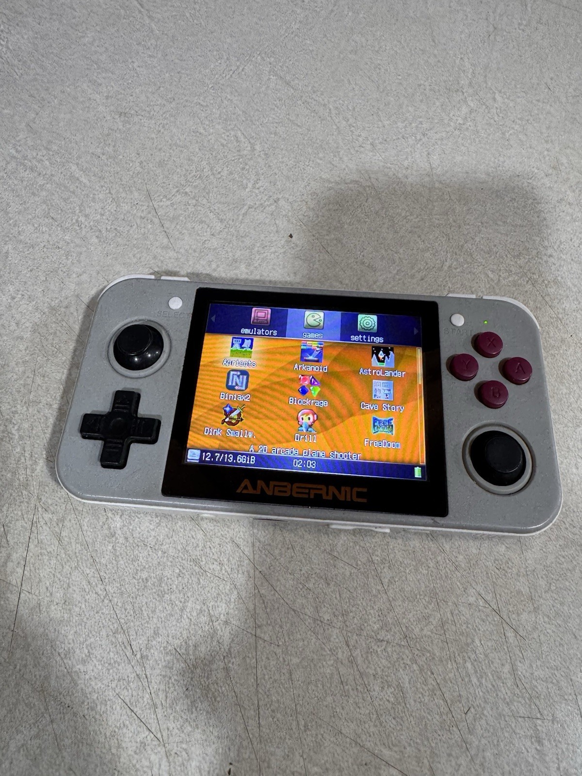 Anbernic RG 350 Grey Retro Gaming Handheld Device